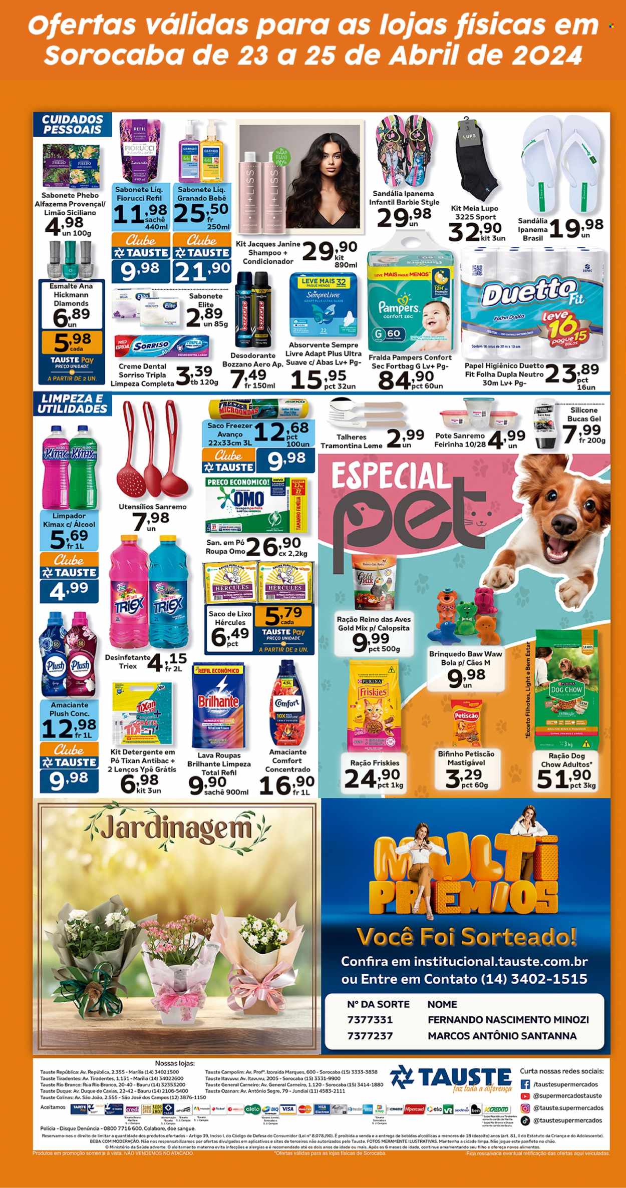 Encarte Tauste Supermercados  - 23.04.2024 - 25.04.2024.
