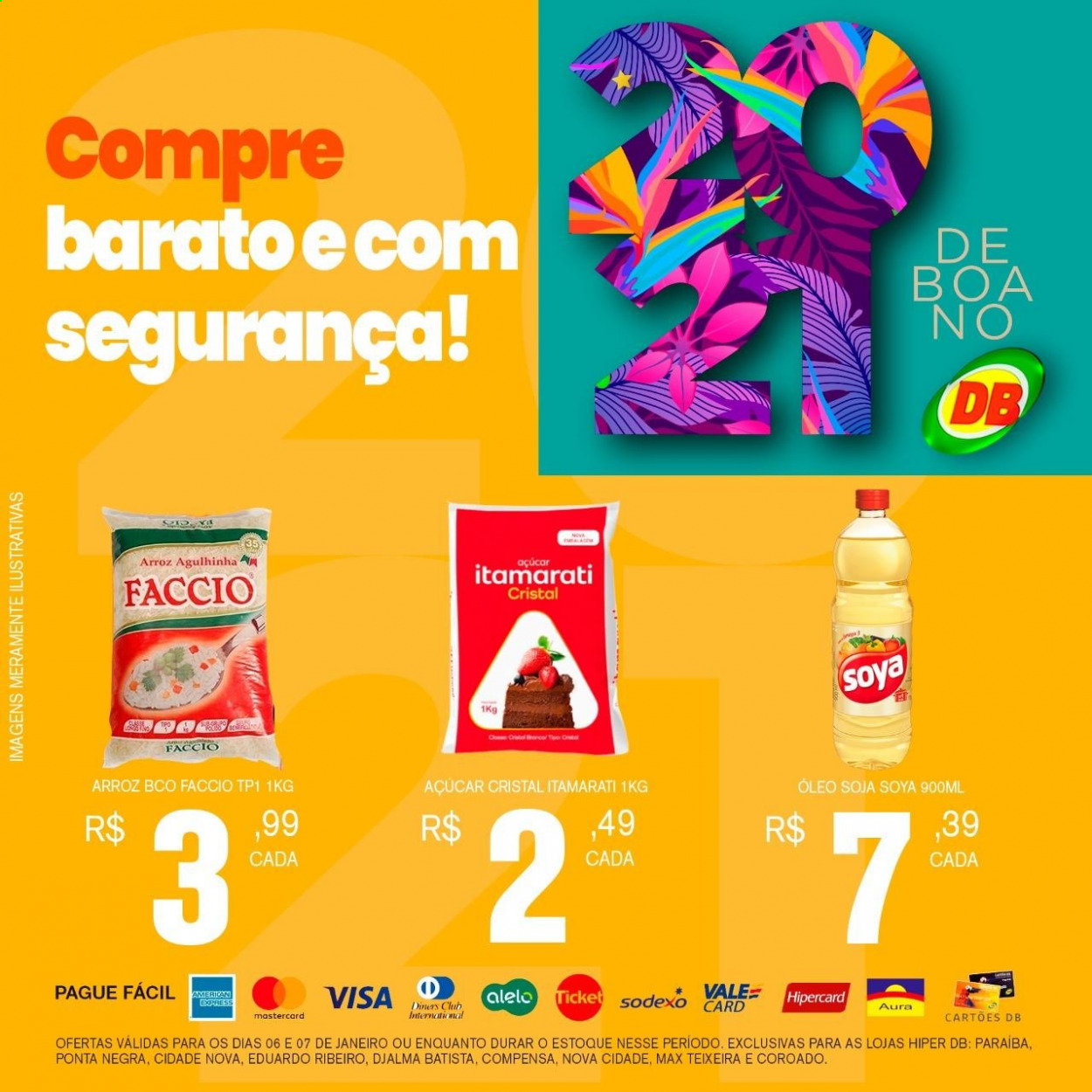Encarte DB Supermercados  - 06.01.2021 - 07.01.2021.