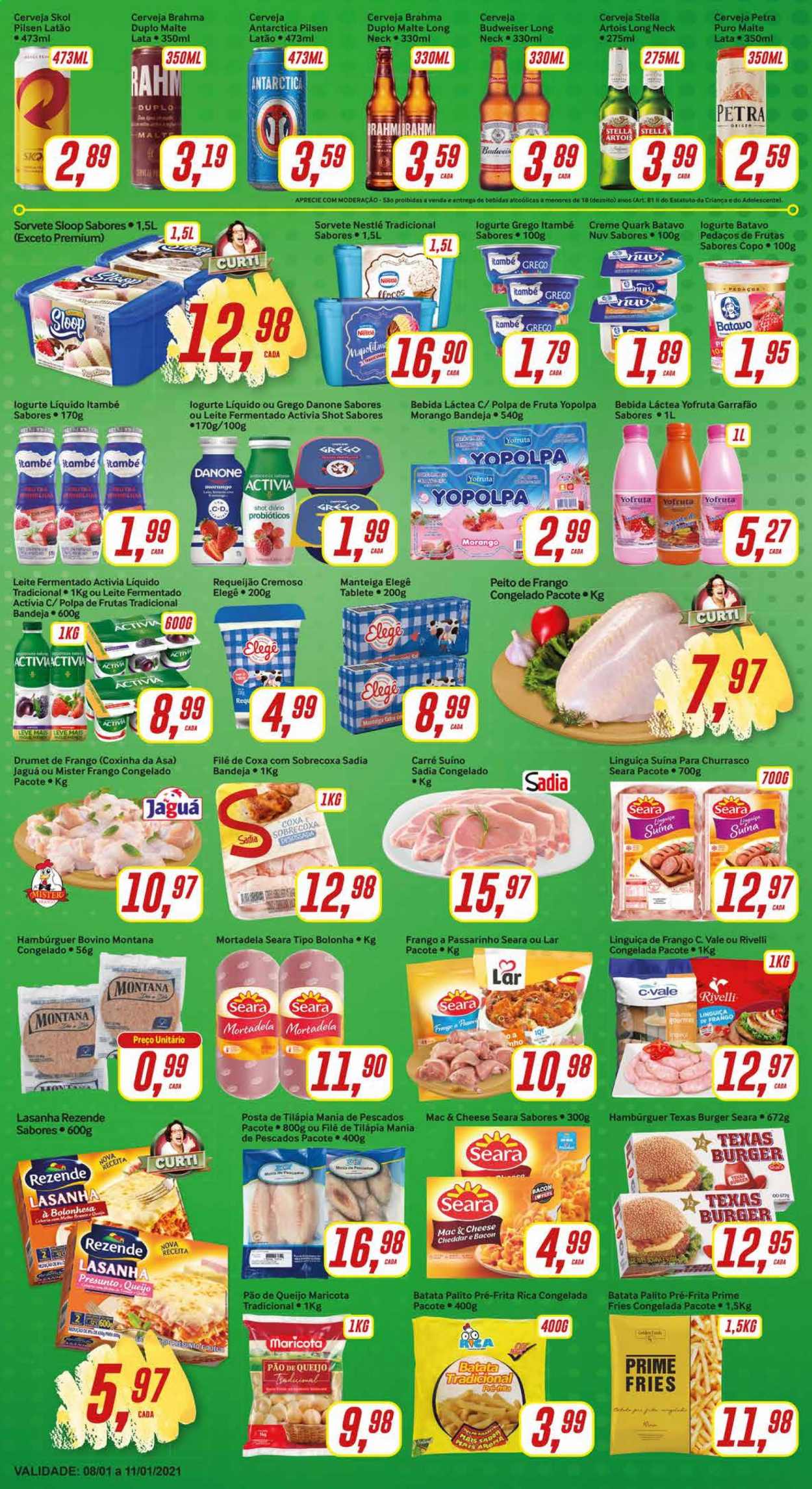 Encarte Rede Supermarket  - 08.01.2021 - 11.01.2021.