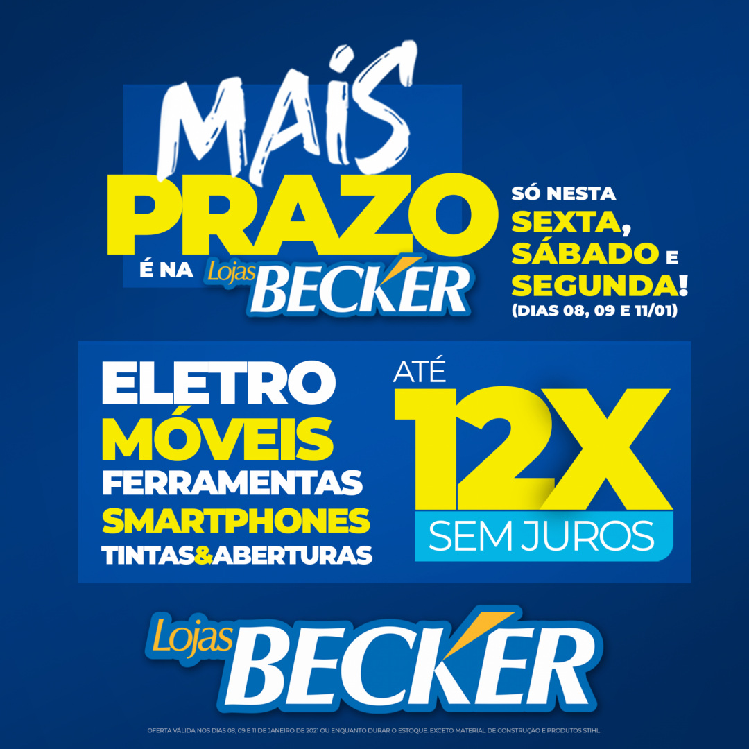 Encarte Lojas Becker  - 08.01.2021 - 11.01.2021.