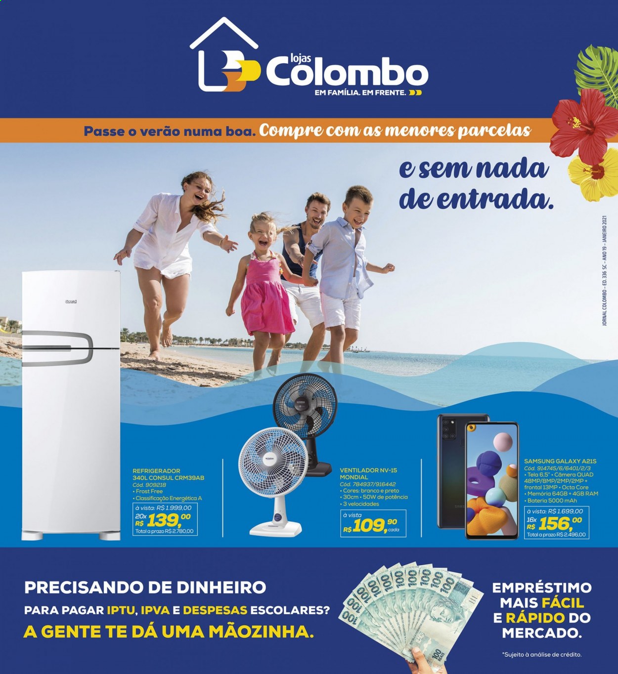 Encarte Lojas Colombo  - 01.01.2021 - 31.01.2021.