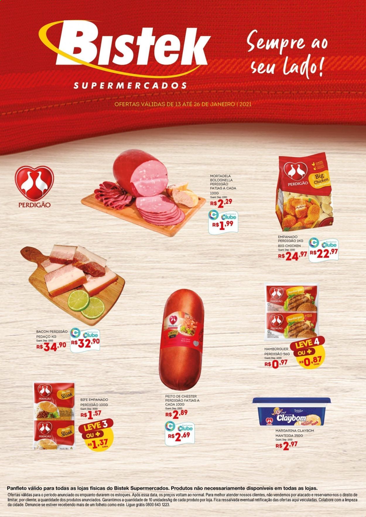 Encarte Bistek Supermercados  - 13.01.2021 - 26.01.2021.