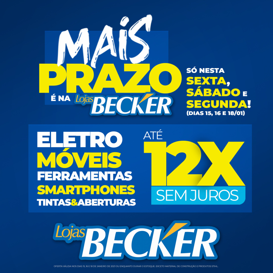 Encarte Lojas Becker  - 15.01.2021 - 18.01.2021.