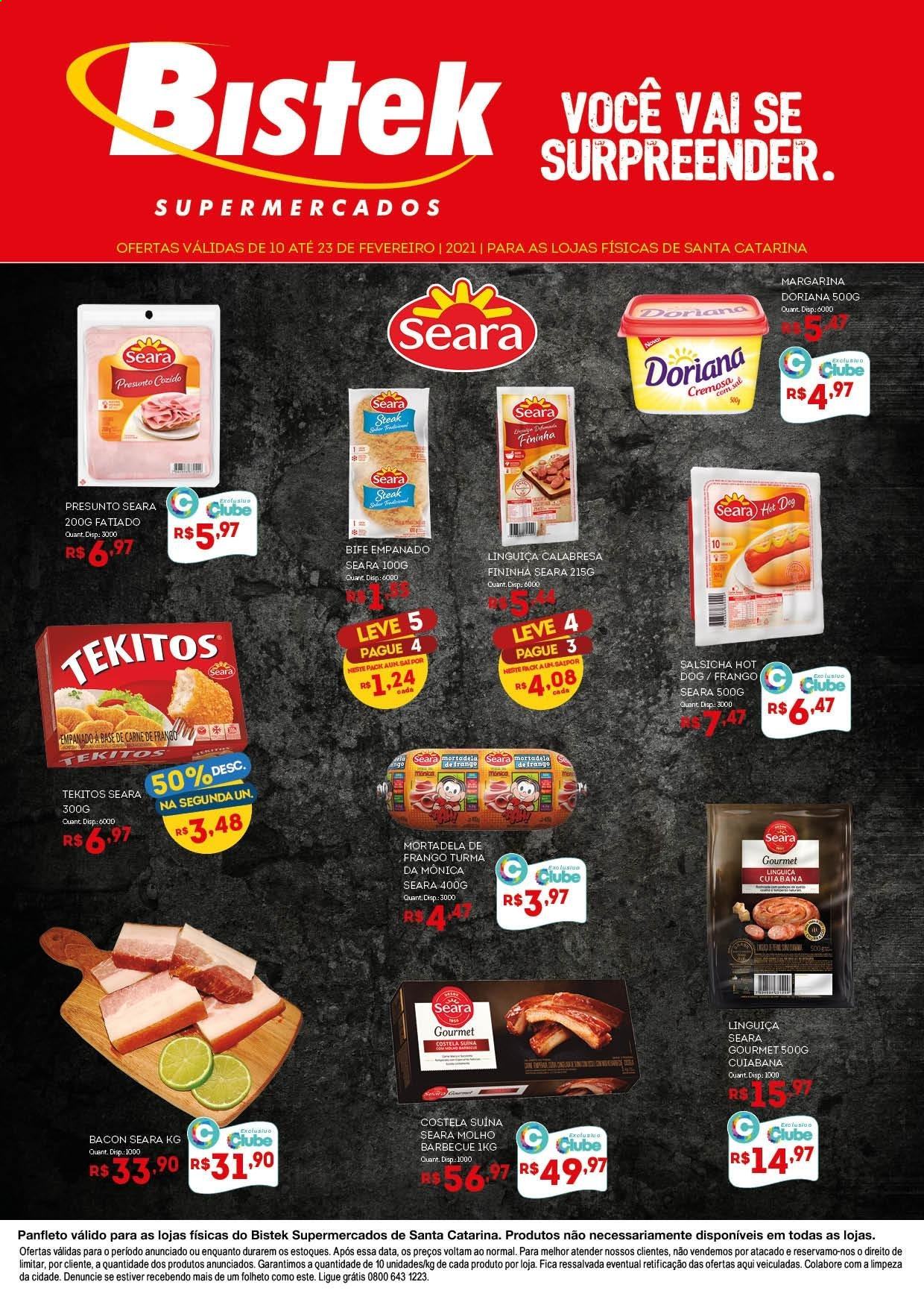 Encarte Bistek Supermercados  - 10.02.2021 - 23.02.2021.