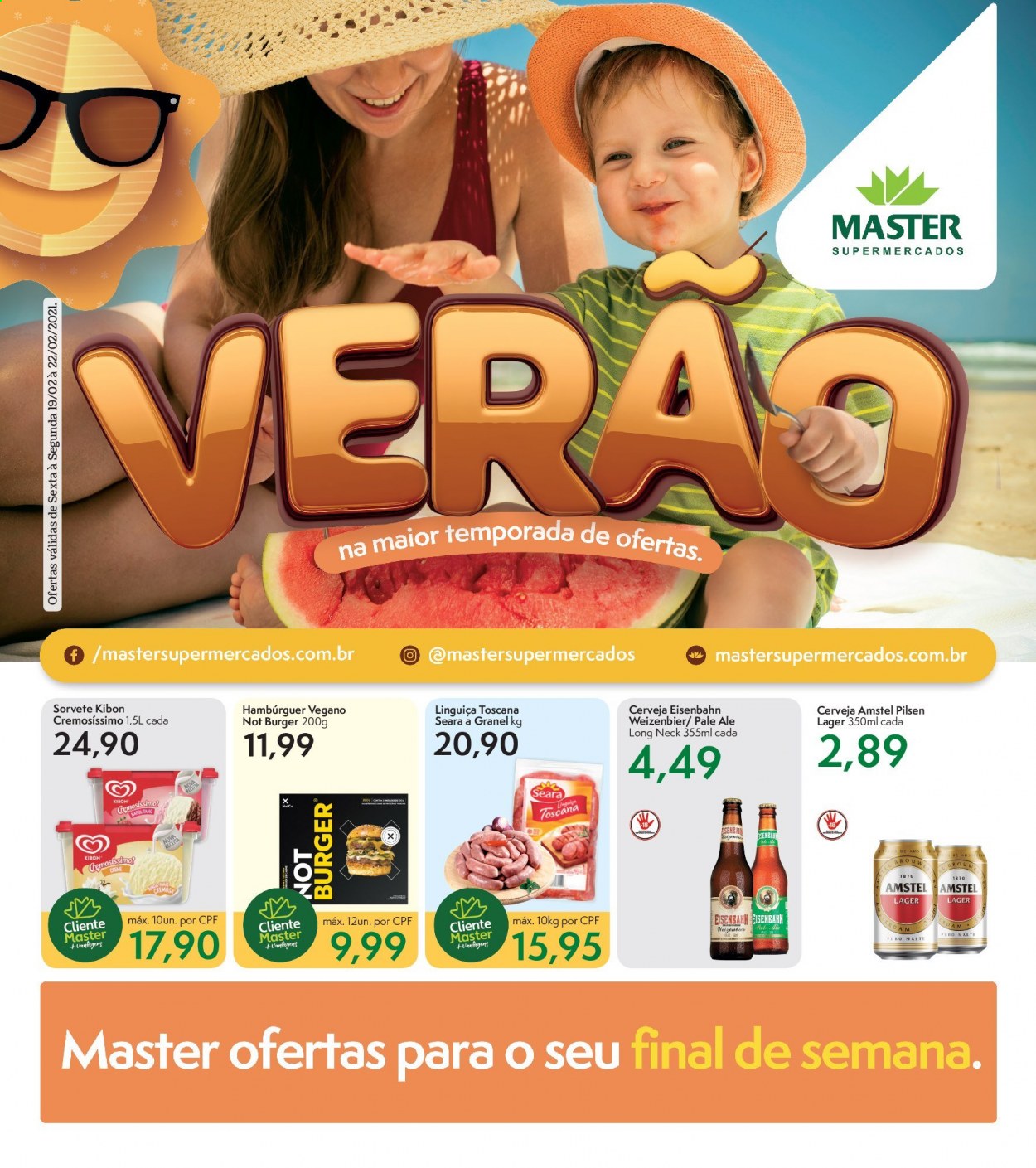 Encarte Master Supermercados  - 19.02.2021 - 22.02.2021.