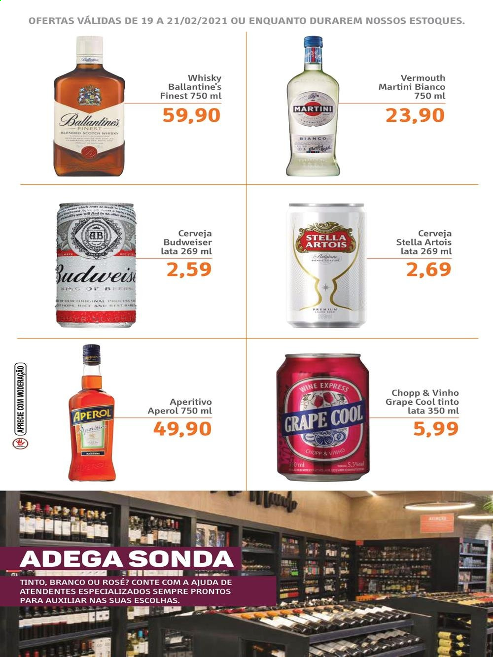 Encarte Sonda Supermercados  - 19.02.2021 - 21.02.2021.