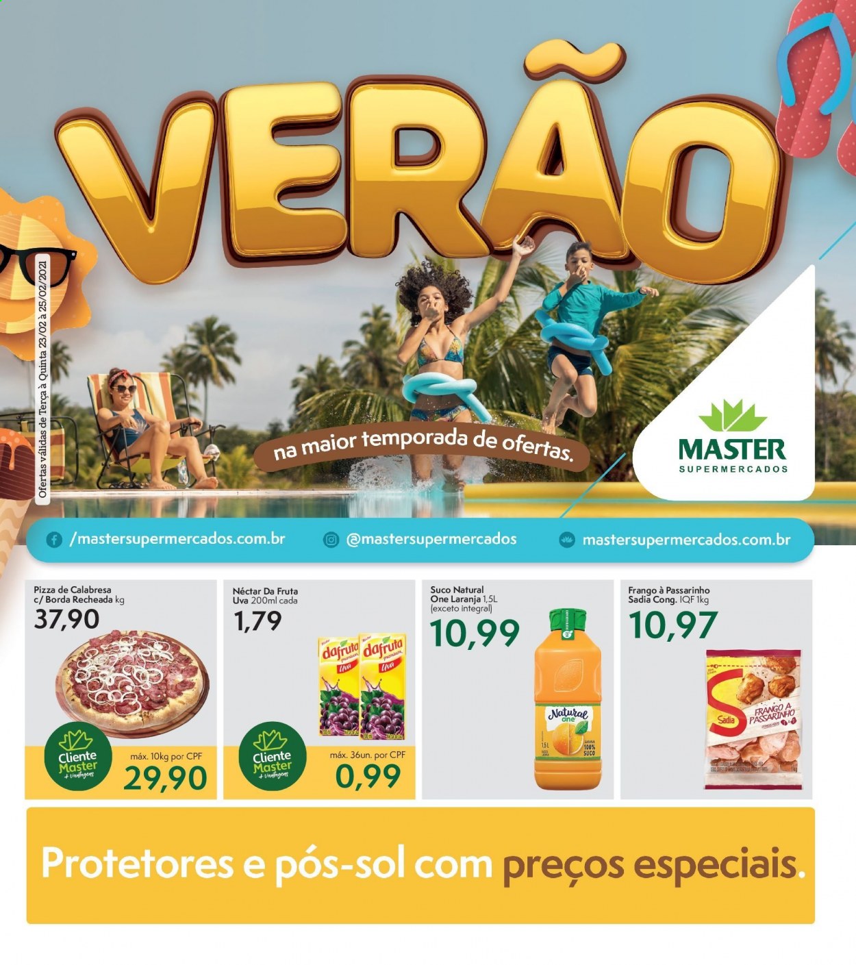Encarte Master Supermercados  - 23.02.2021 - 25.02.2021.
