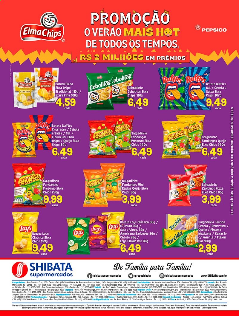 Encarte Shibata Supermercados  - 26.02.2021 - 18.03.2021.