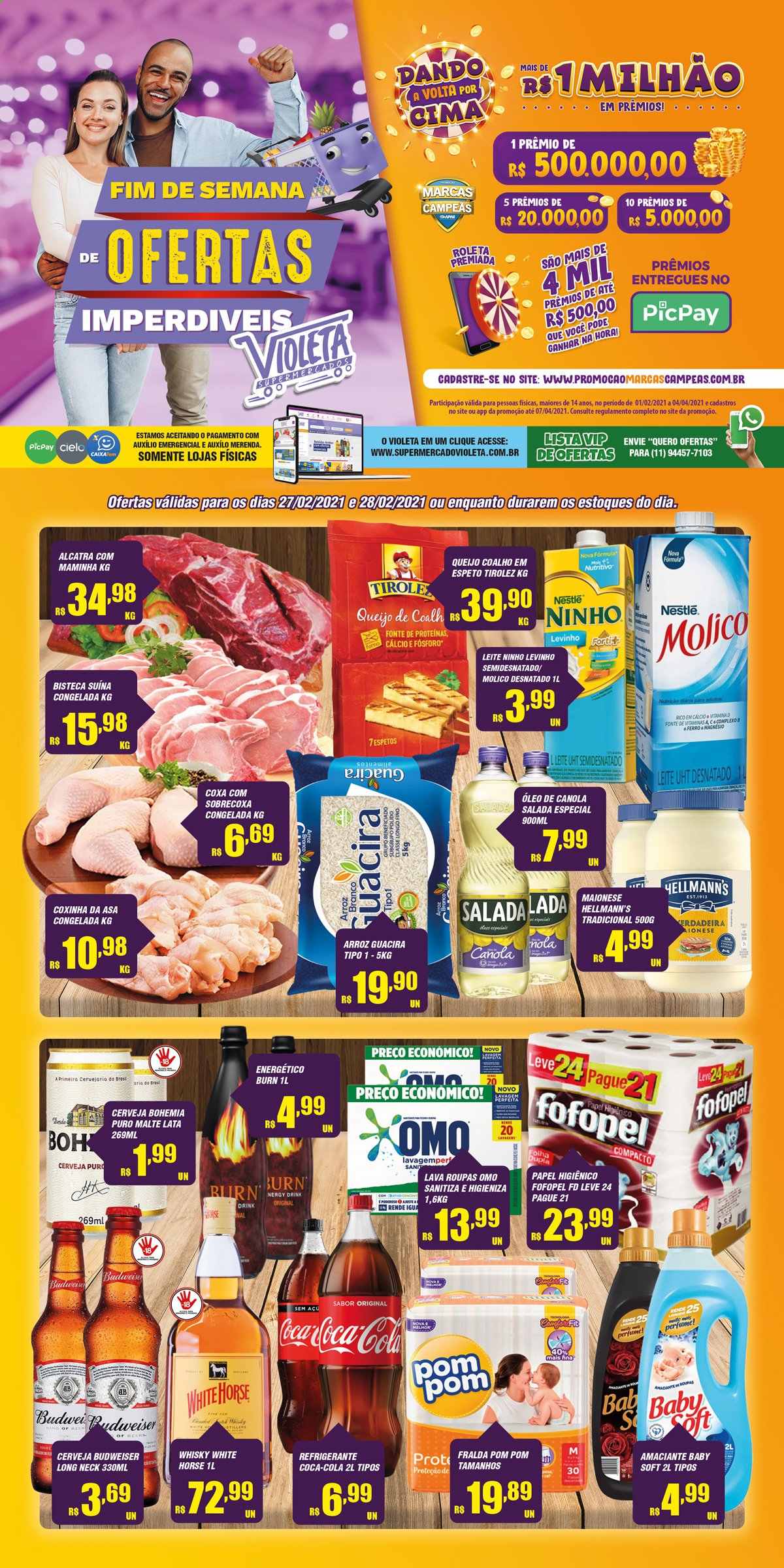 Encarte Supermercado Violeta  - 27.02.2021 - 28.02.2021.