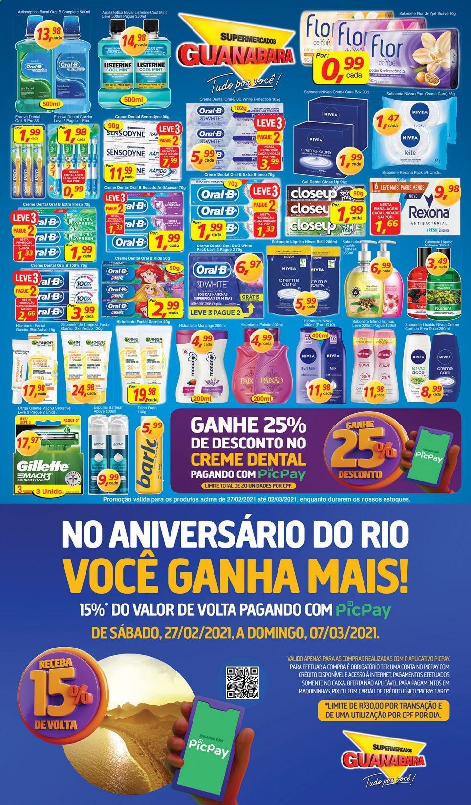 Encarte Supermercados Guanabara  - 27.02.2021 - 02.03.2021.