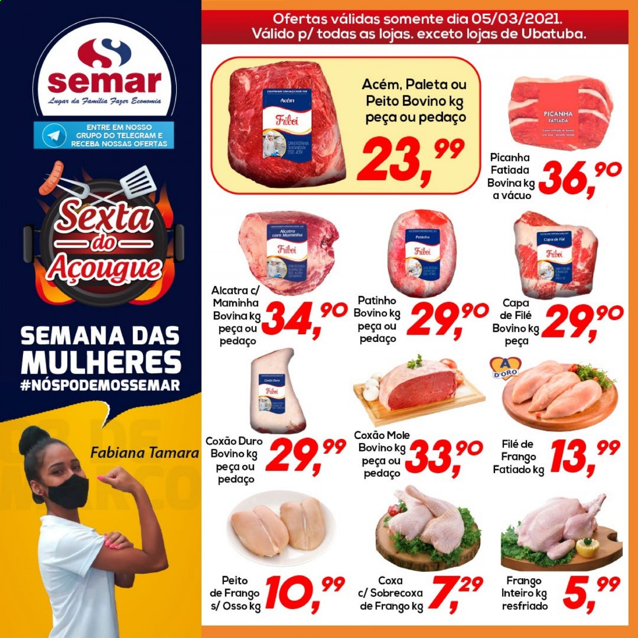 Encarte Semar Supermercados  - 05.03.2021 - 05.03.2021.