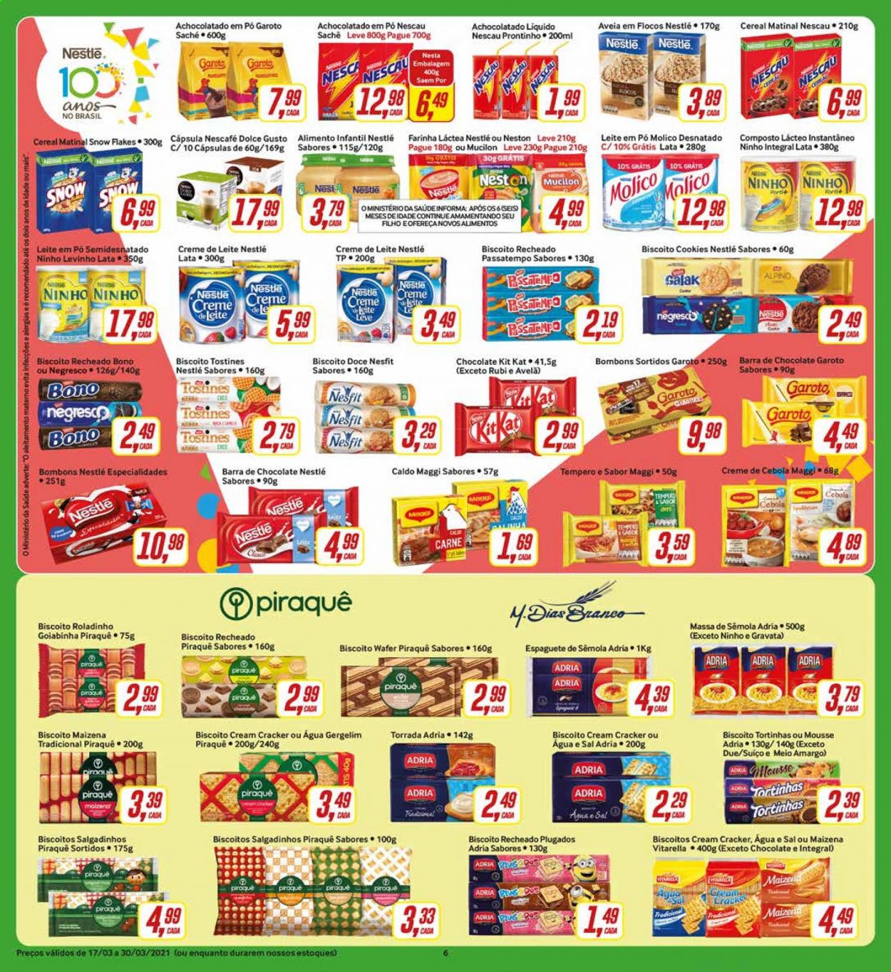 Encarte Rede Supermarket  - 17.03.2021 - 30.03.2021.