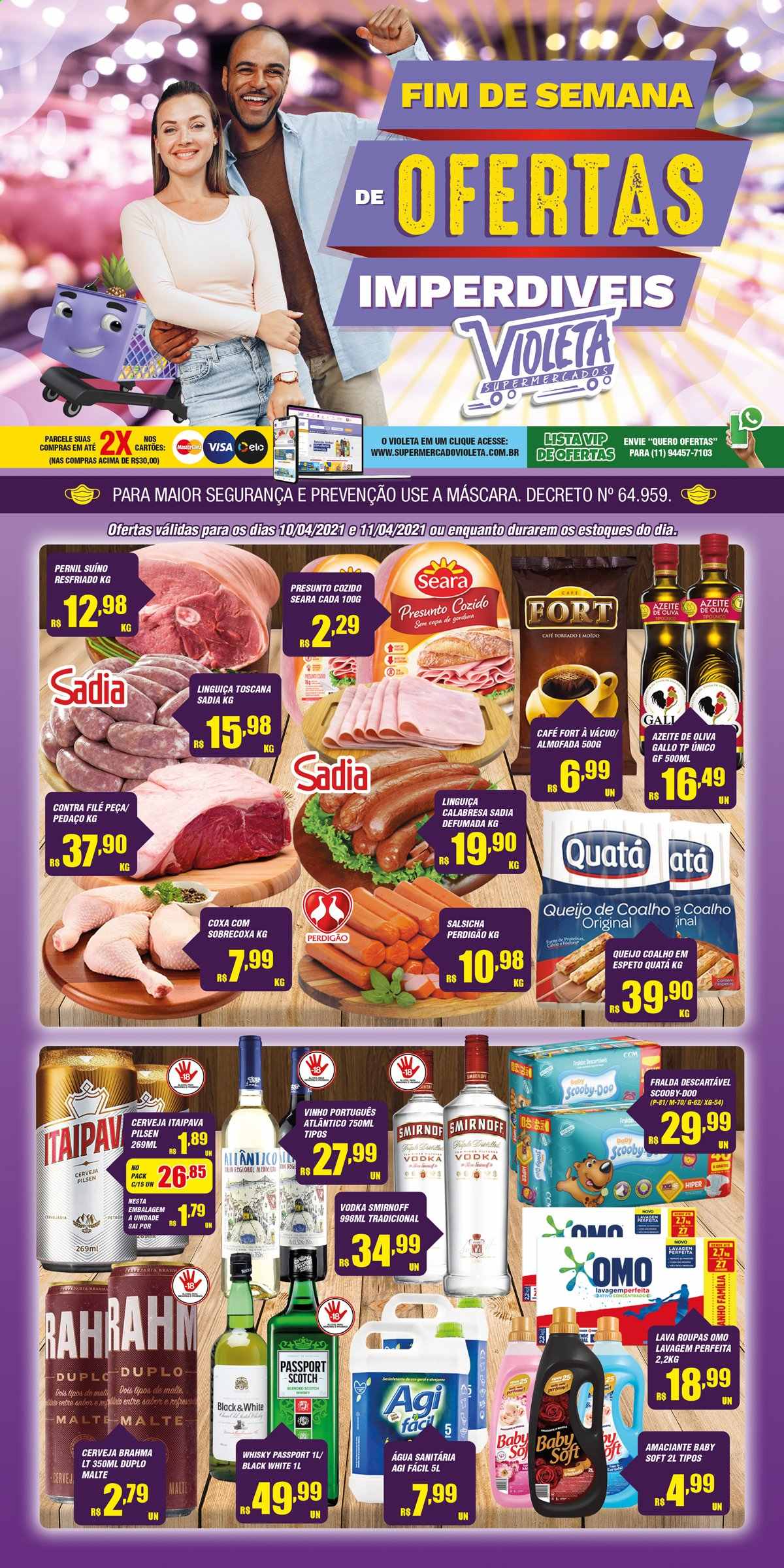 Encarte Supermercado Violeta  - 10.04.2021 - 11.04.2021.