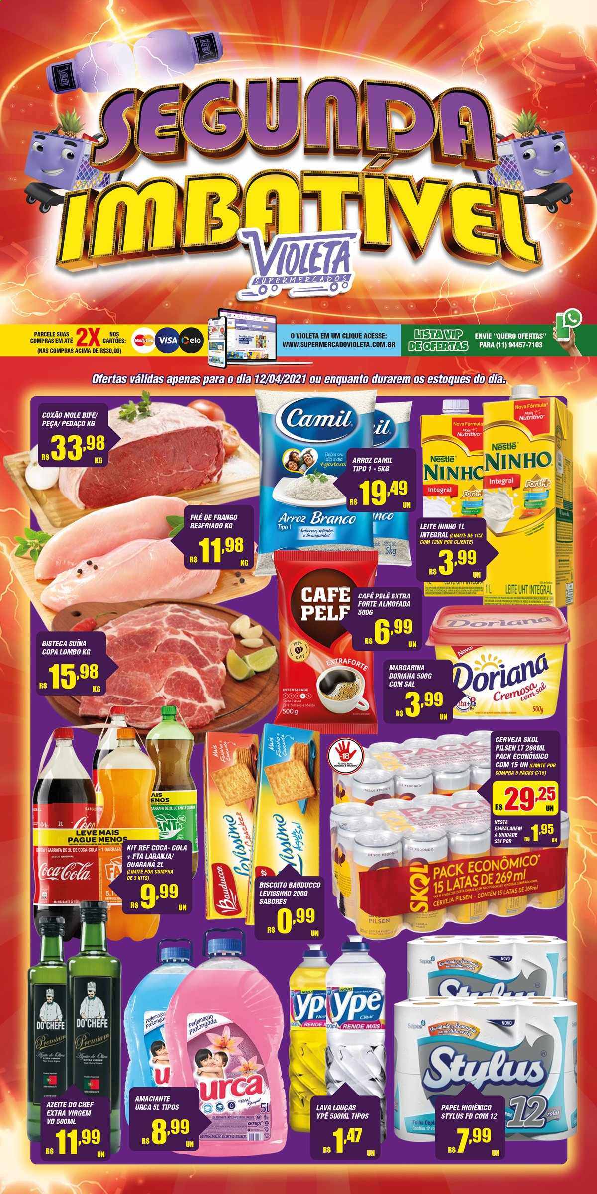 Encarte Supermercado Violeta  - 12.04.2021 - 12.04.2021.