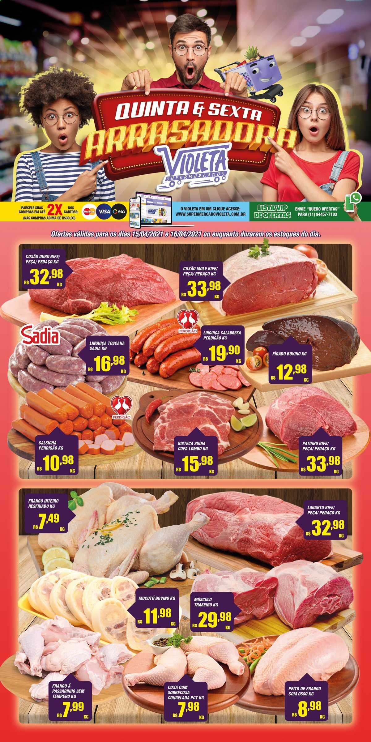 Encarte Supermercado Violeta  - 15.04.2021 - 16.04.2021.