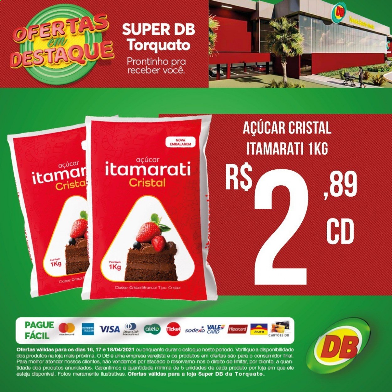 Encarte DB Supermercados  - 16.04.2021 - 18.04.2021.