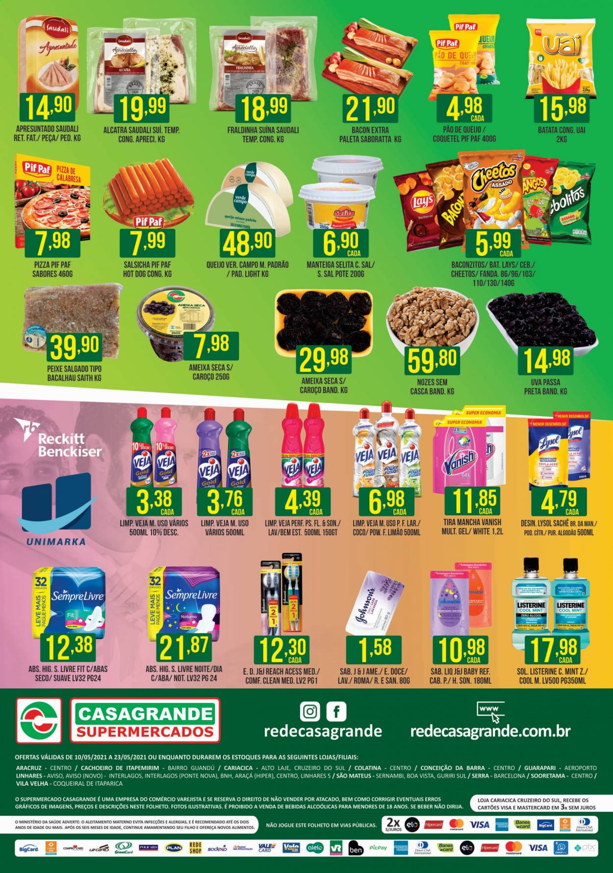 Encarte Casagrande Supermercados  - 10.05.2021 - 23.05.2021.