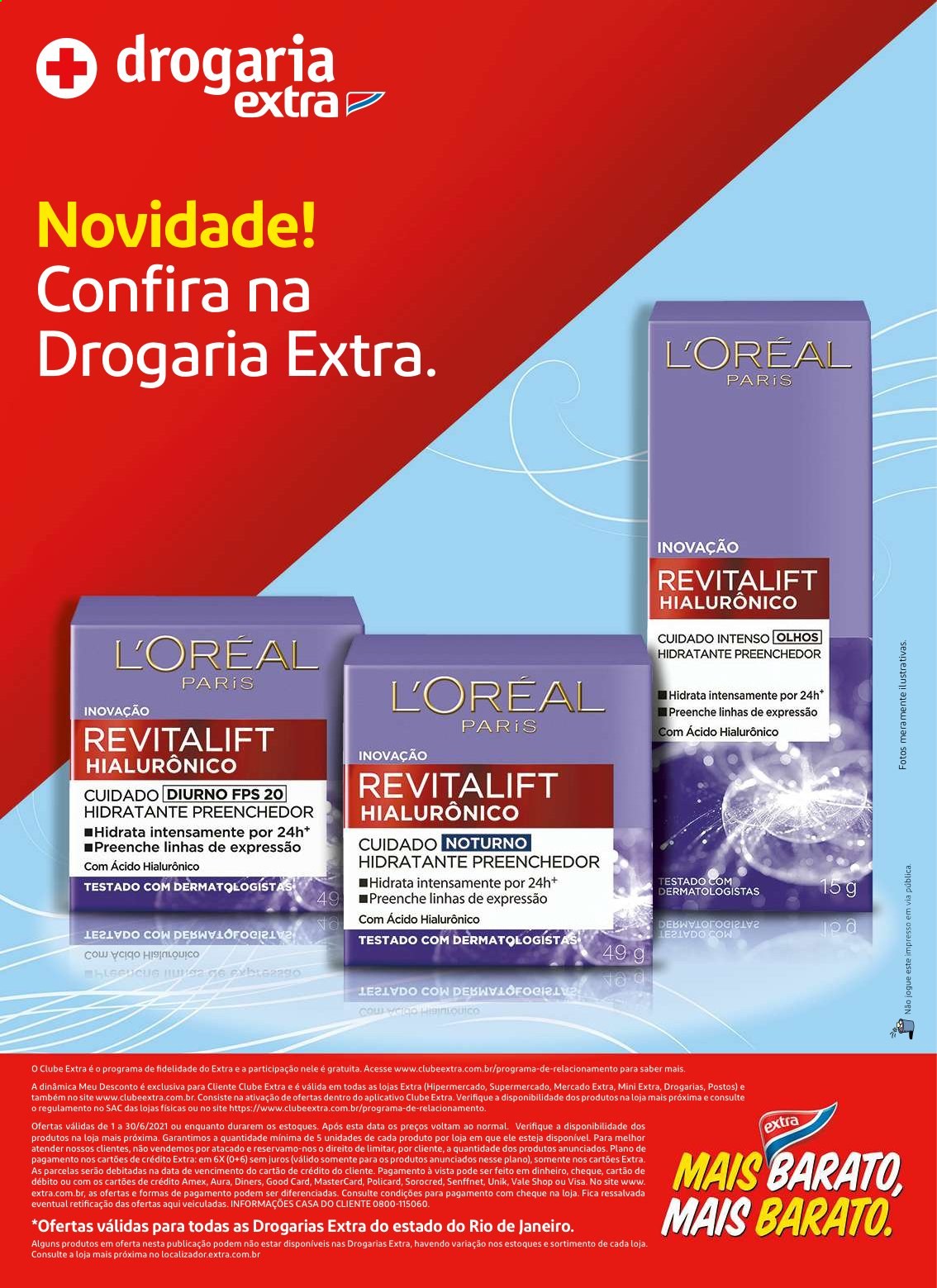 Encarte Drogarias Extra  - 01.06.2021 - 30.06.2021.