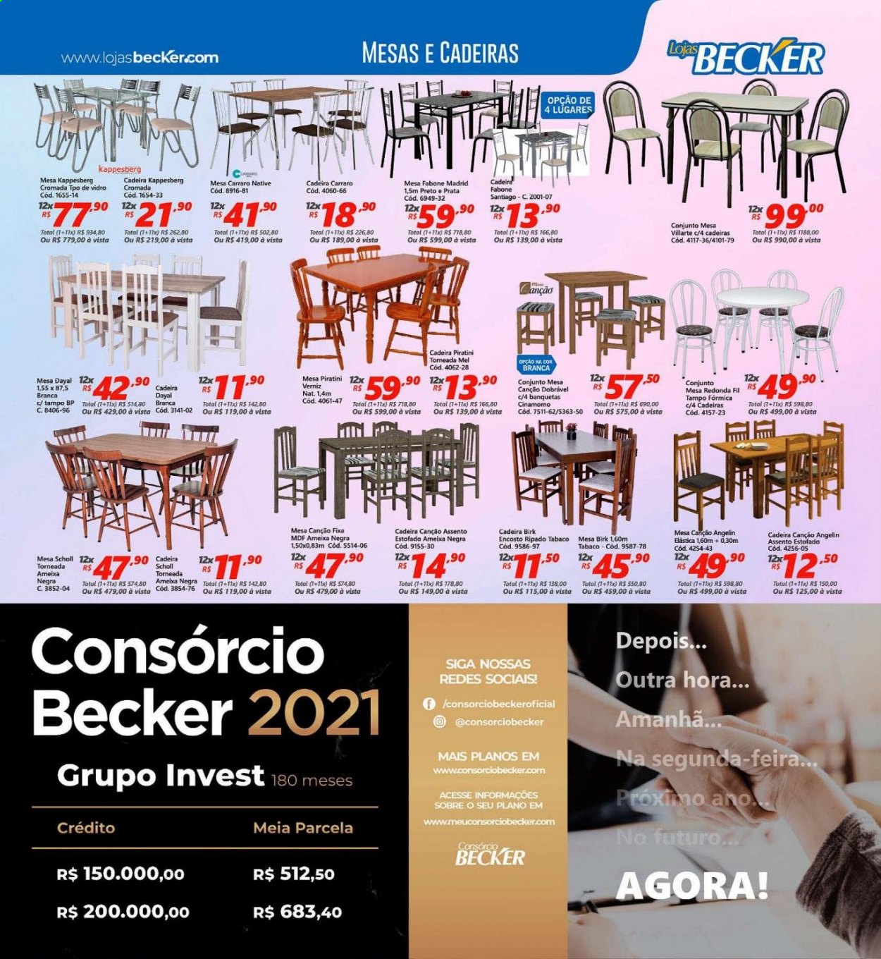 Encarte Lojas Becker  - 01.06.2021 - 30.06.2021.