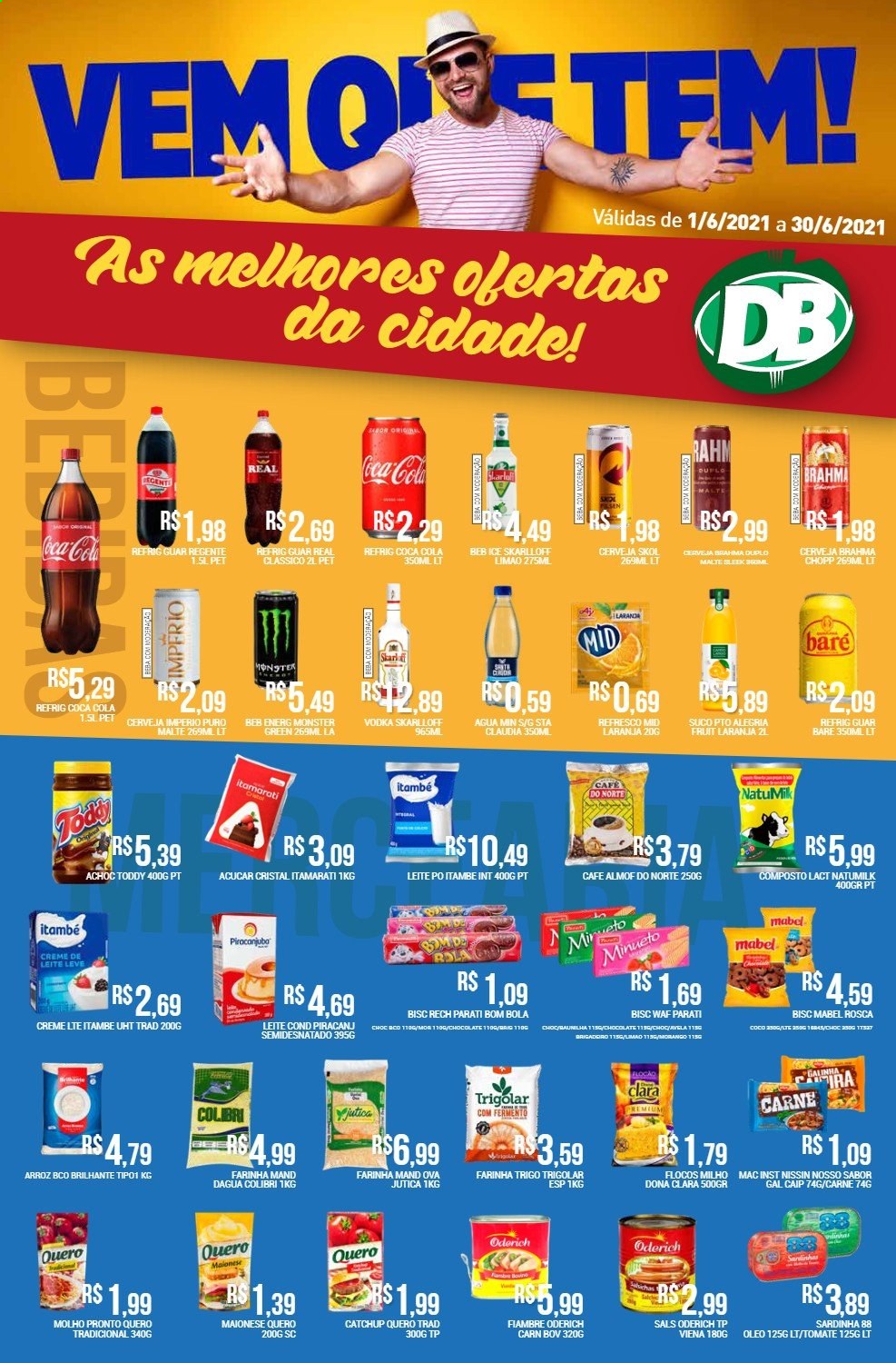 Encarte DB Supermercados  - 01.06.2021 - 30.06.2021.