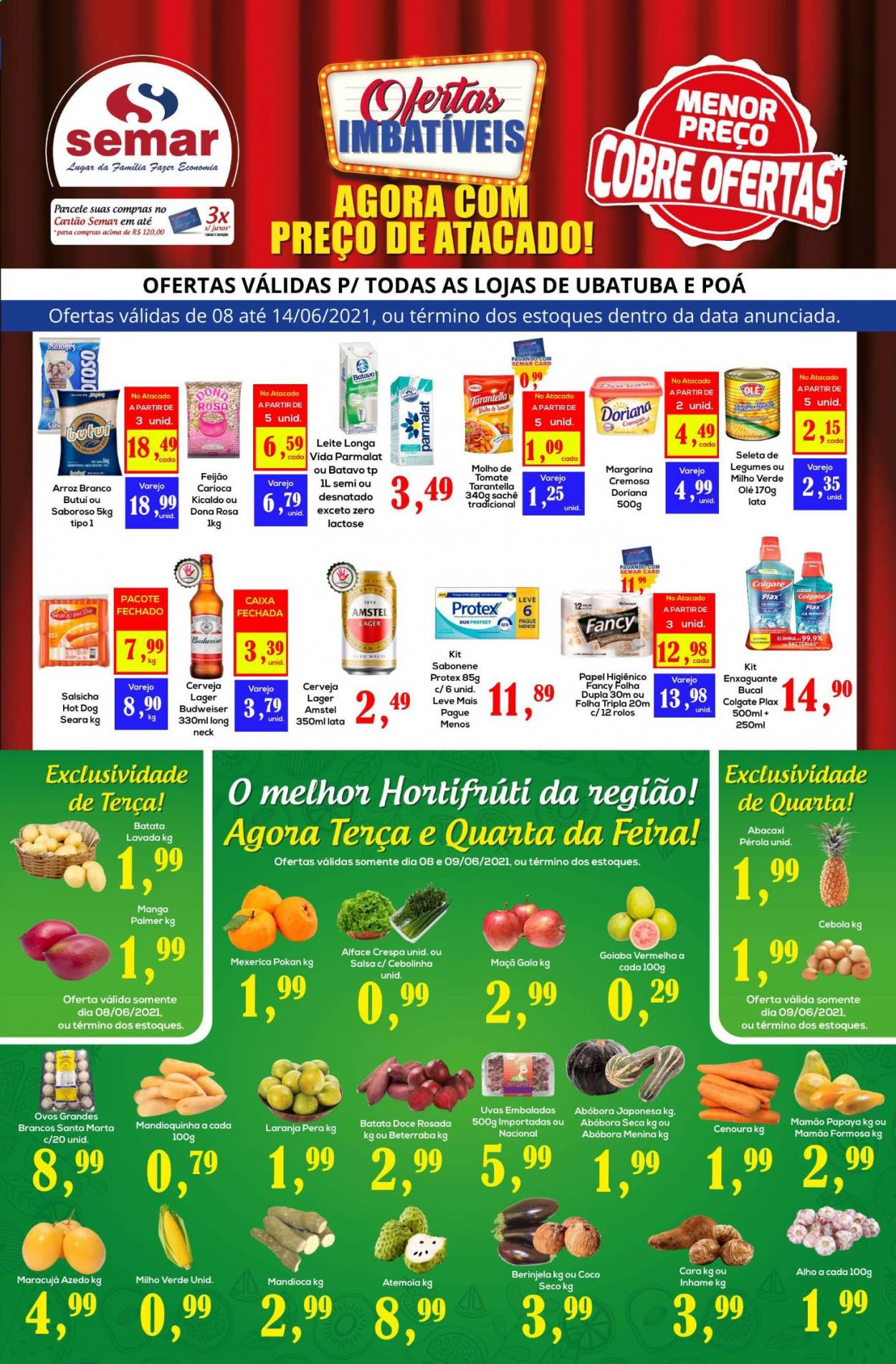 Encarte Semar Supermercados  - 08.06.2021 - 14.06.2021.