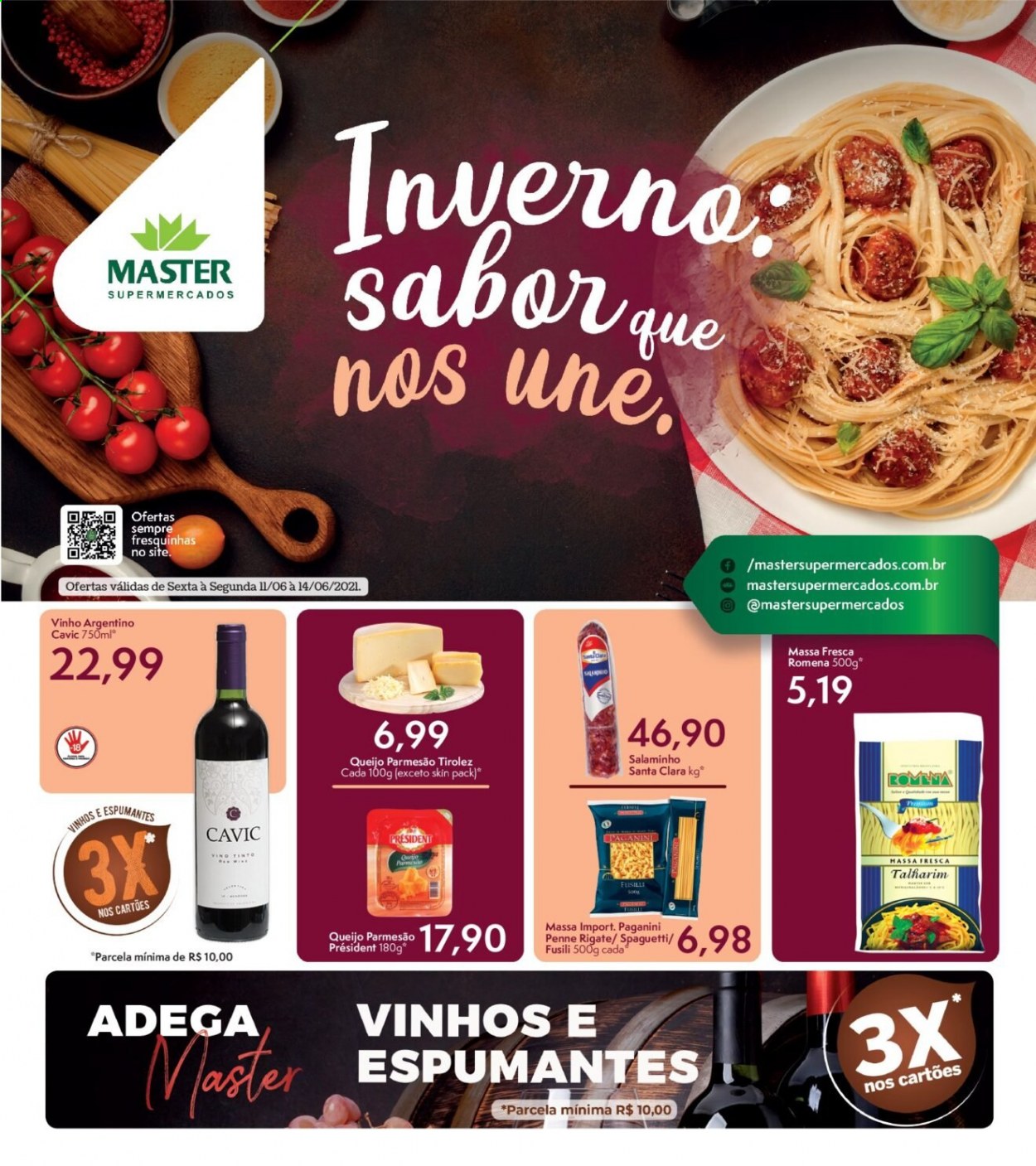 Encarte Master Supermercados  - 11.06.2021 - 14.06.2021.