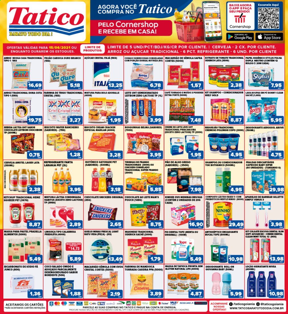 Encarte Supermercados Tatico  - 15.06.2021 - 15.06.2021.