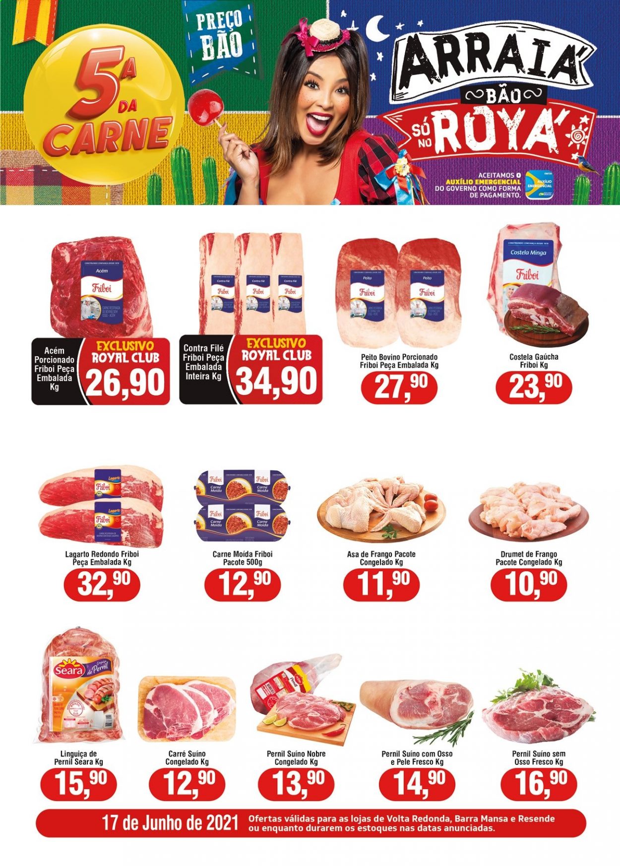 Encarte Royal Supermercados  - 16.06.2021 - 17.06.2021.