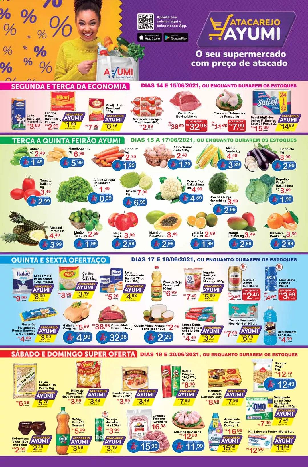 Encarte Ayumi Supermercados  - 14.06.2021 - 21.06.2021.