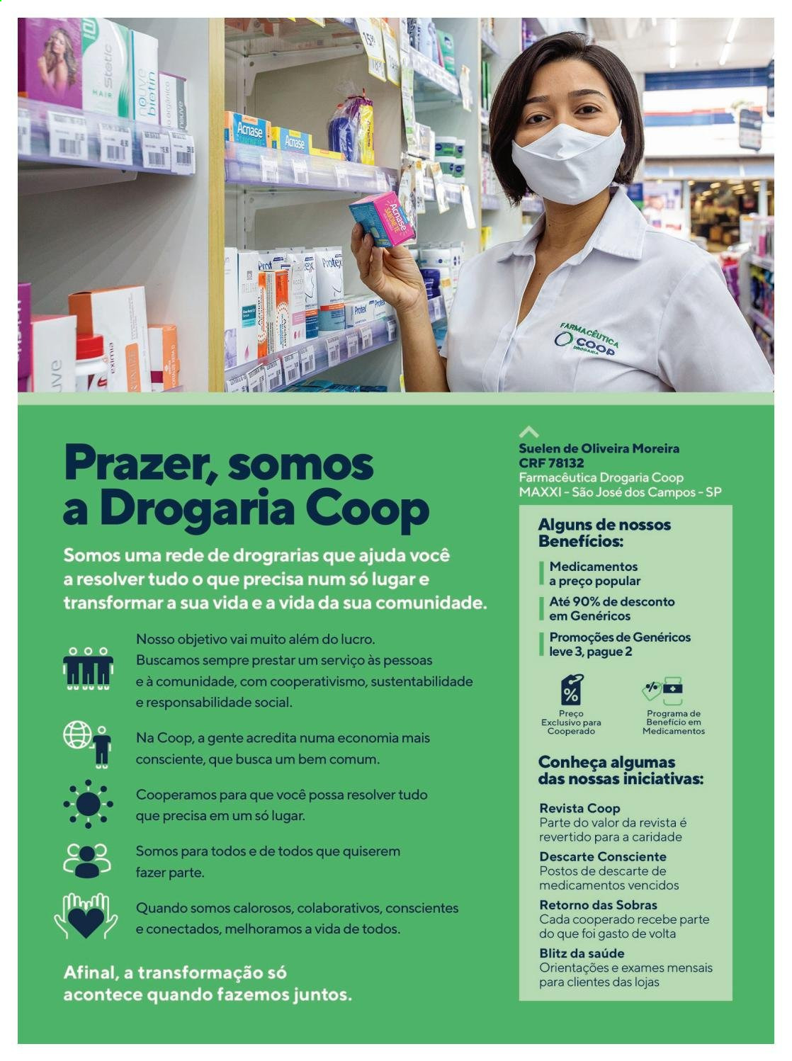 Encarte Coop Drogaria  - 22.06.2021 - 06.07.2021.