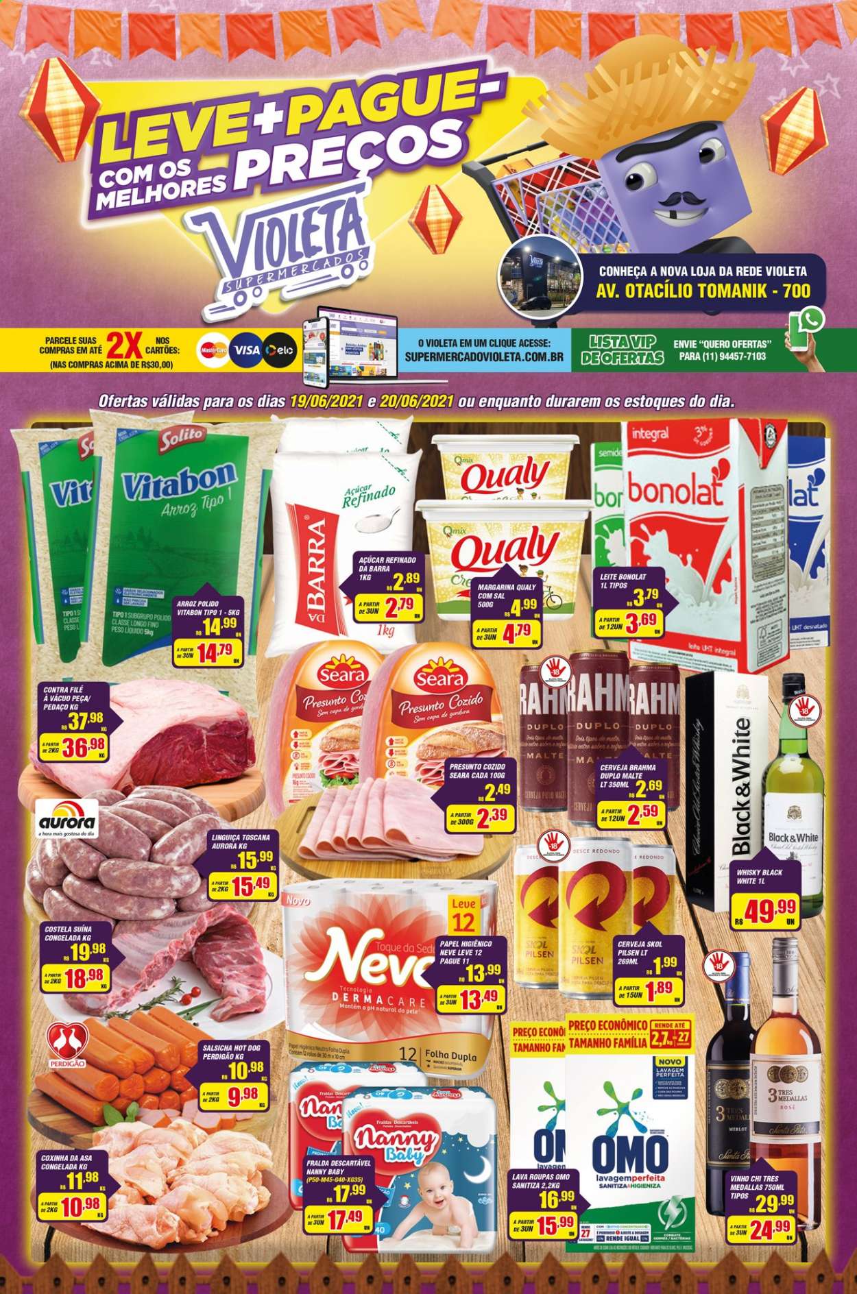 Encarte Supermercado Violeta  - 19.06.2021 - 20.06.2021.