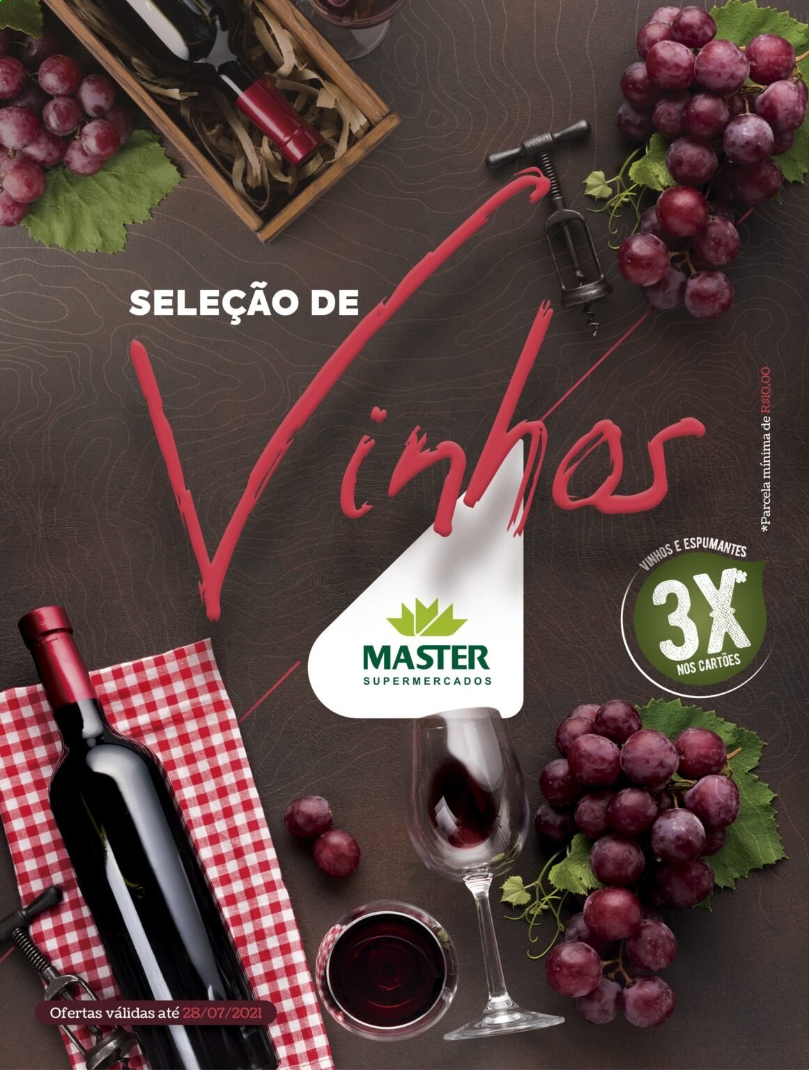 Encarte Master Supermercados  - 02.07.2021 - 28.07.2021.