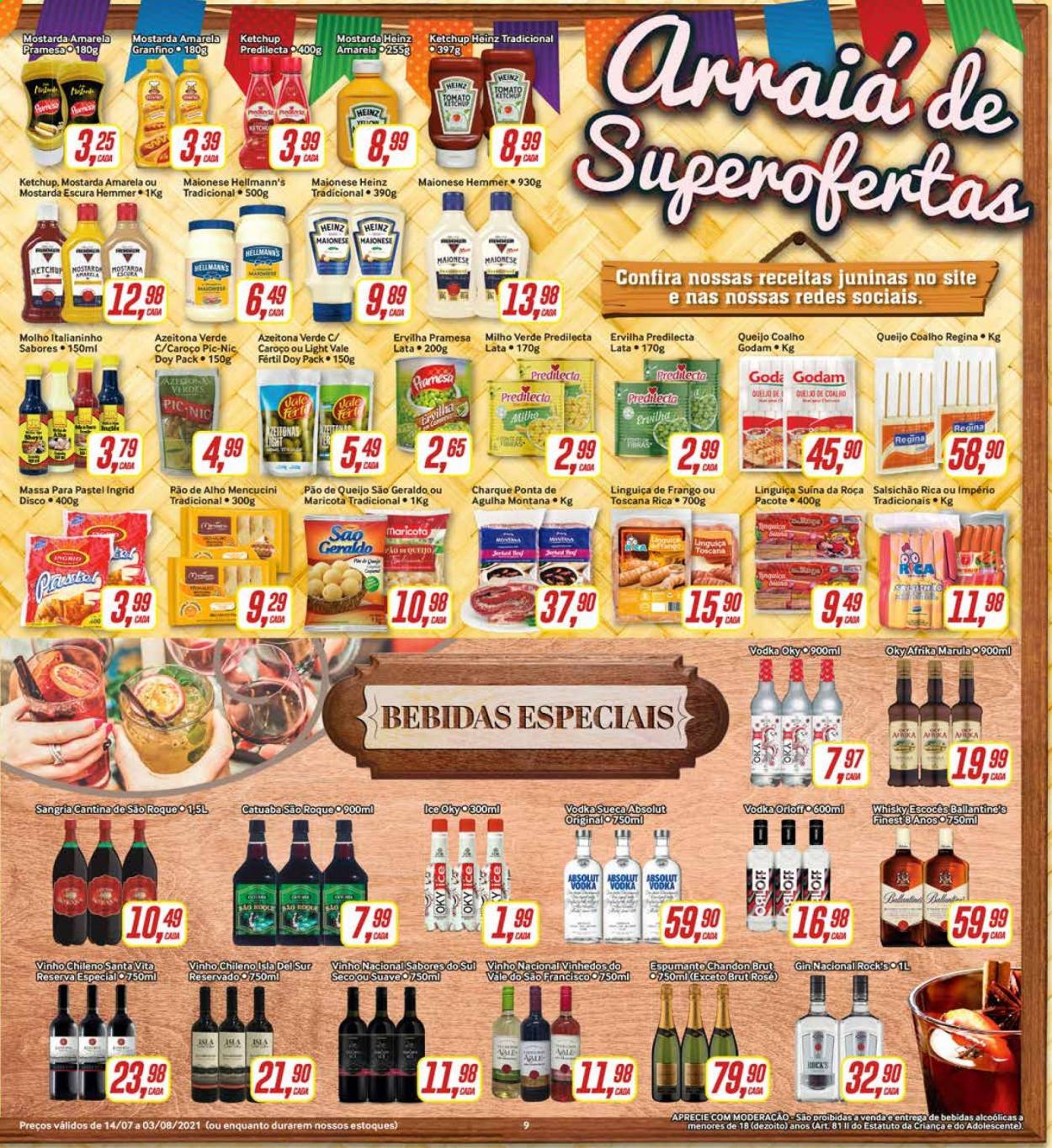 Encarte Rede Supermarket  - 14.07.2021 - 03.08.2021.