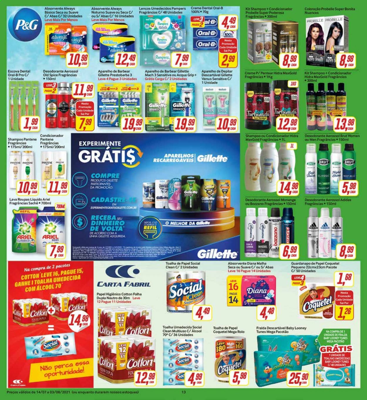 Encarte Rede Supermarket  - 14.07.2021 - 03.08.2021.