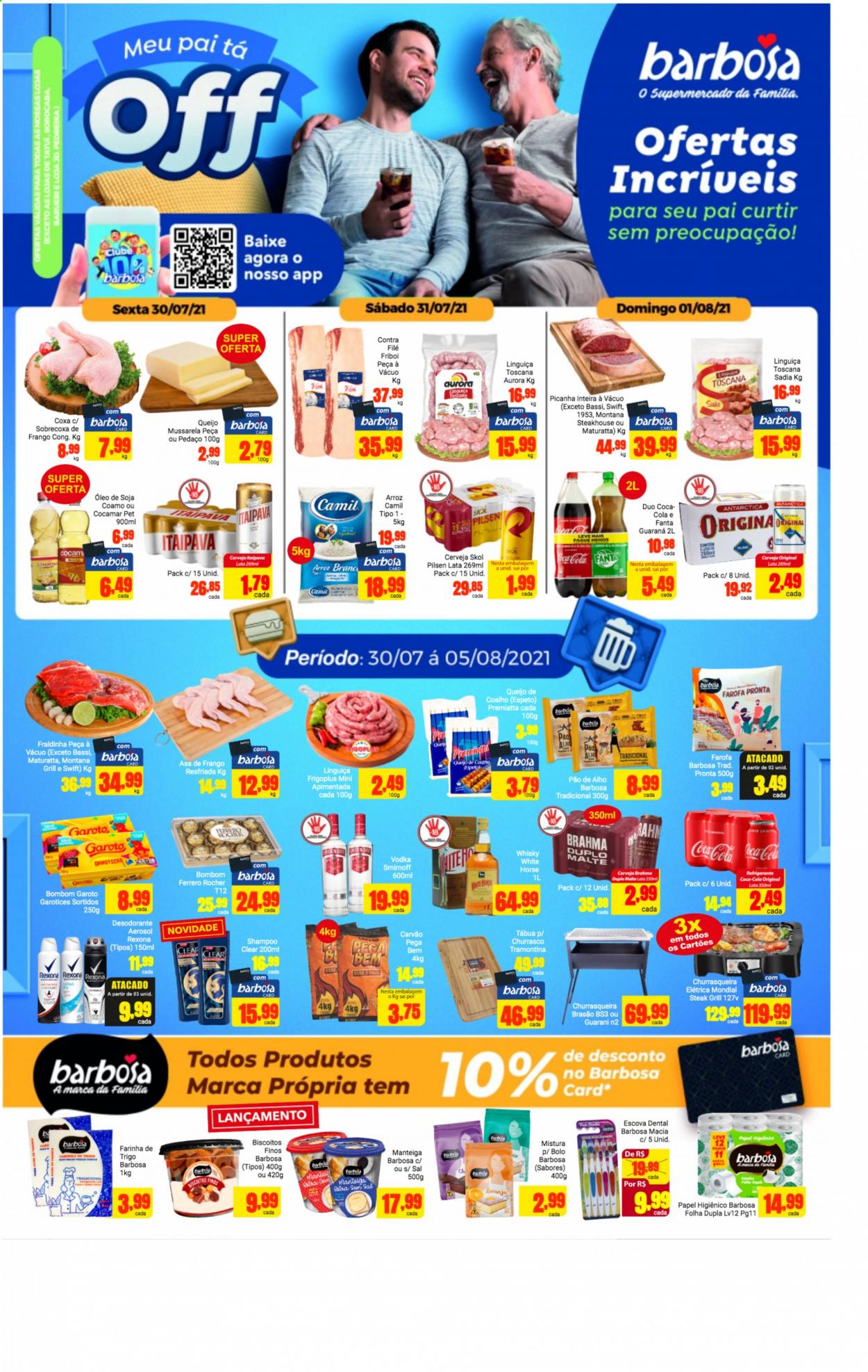 Encarte Barbosa Supermercados  - 30.07.2021 - 05.08.2021.