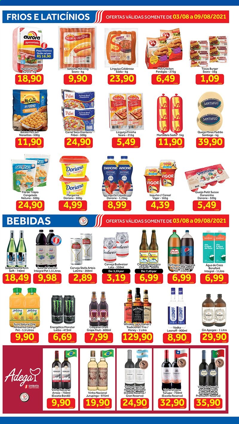 Encarte Shibata Supermercados  - 03.08.2021 - 09.08.2021.