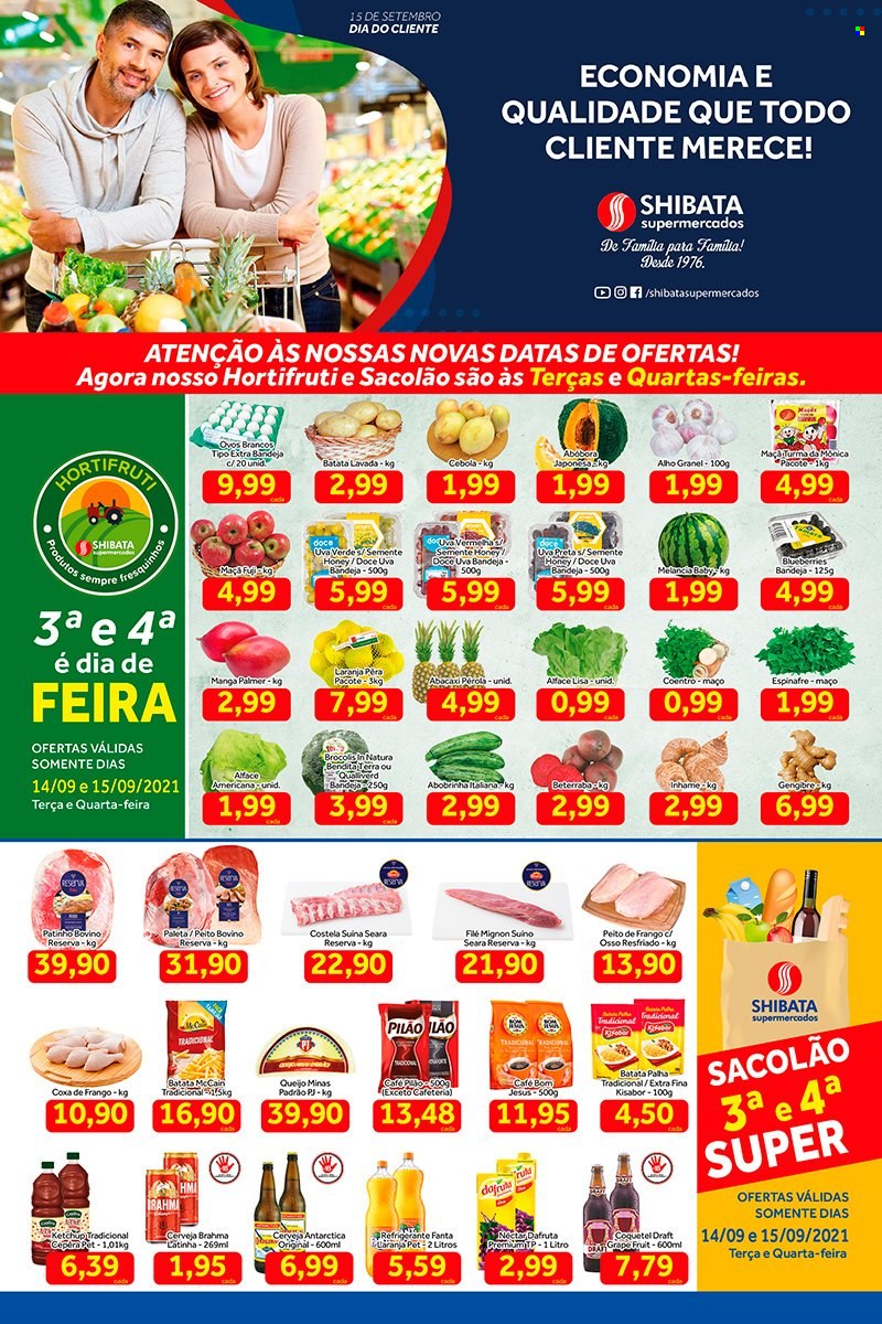 Encarte Shibata Supermercados  - 14.09.2021 - 20.09.2021.