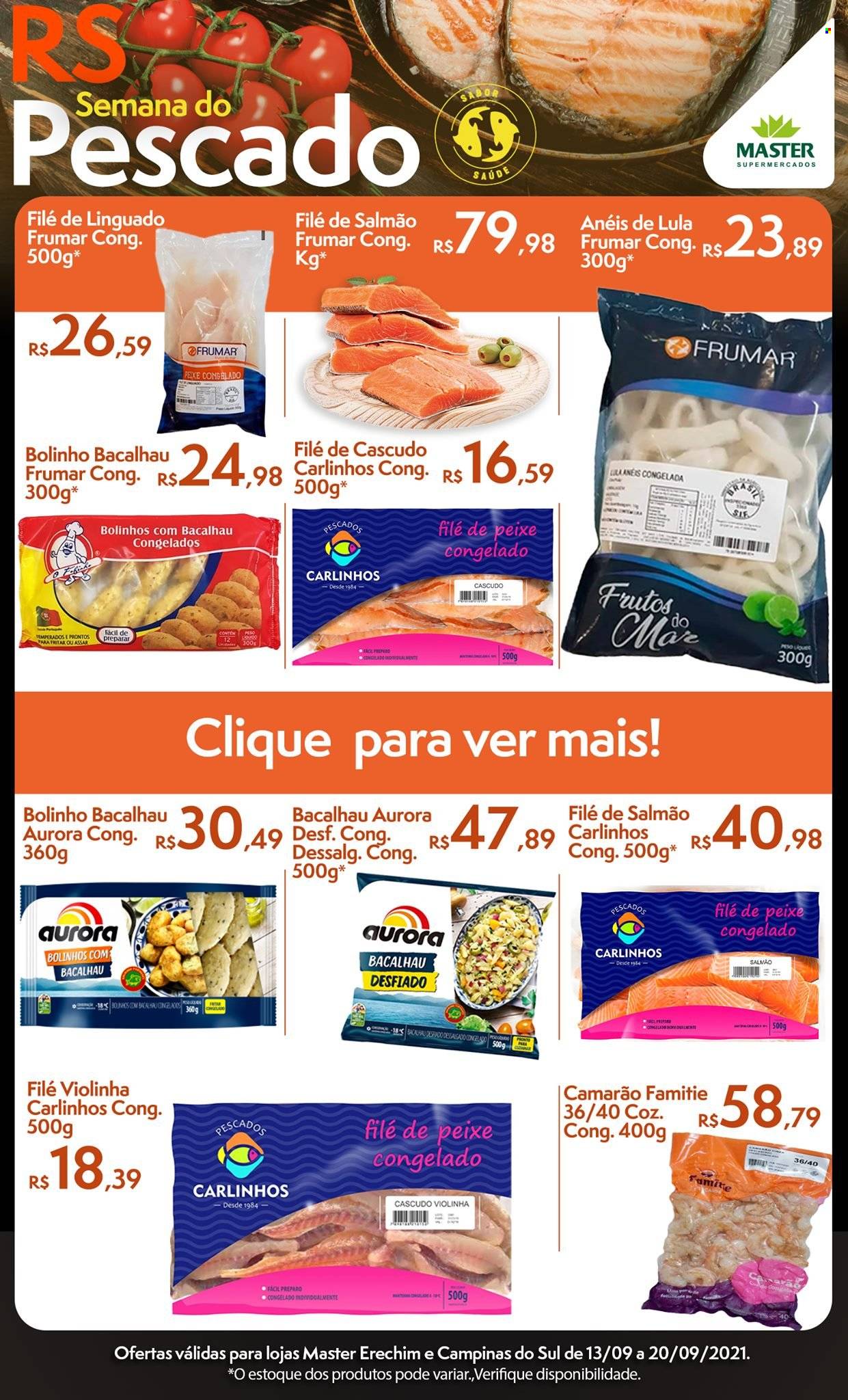 Encarte Master Supermercados  - 13.09.2021 - 20.09.2021.