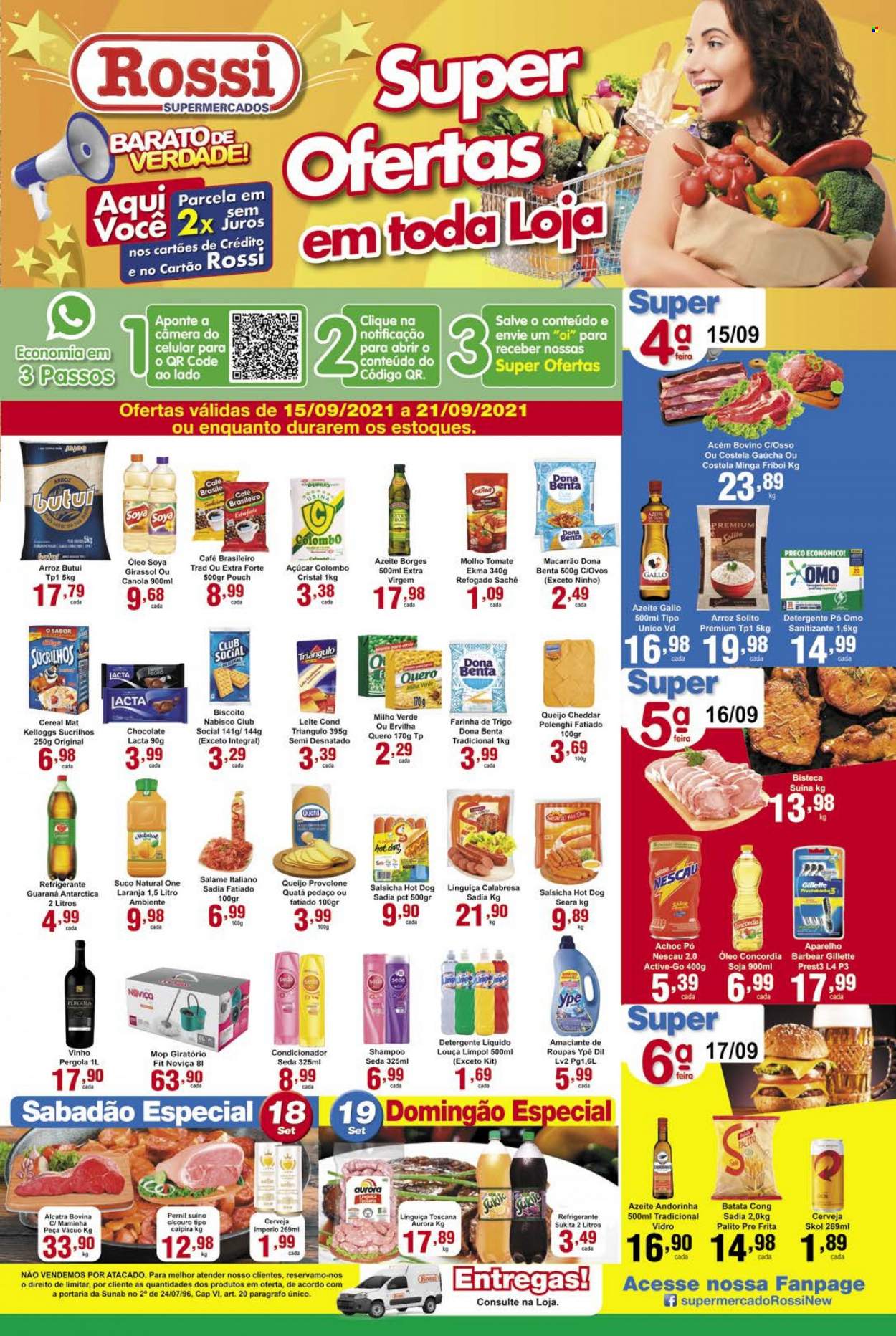 Encarte Rossi Supermercados  - 15.09.2021 - 21.09.2021.
