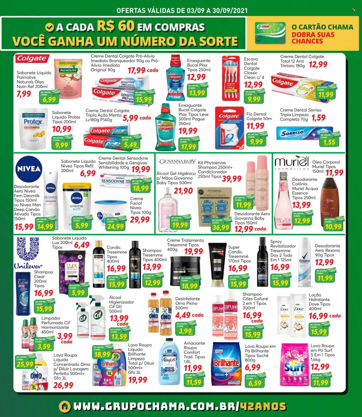 Encarte Chama Supermercados  - 03.09.2021 - 30.09.2021.