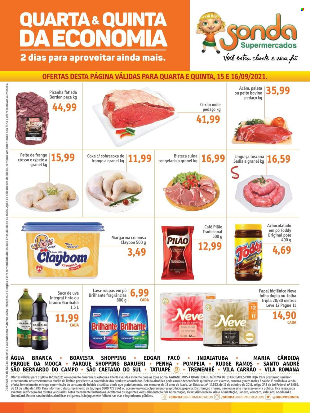 Encarte Sonda Supermercados  - 15.09.2021 - 16.09.2021.