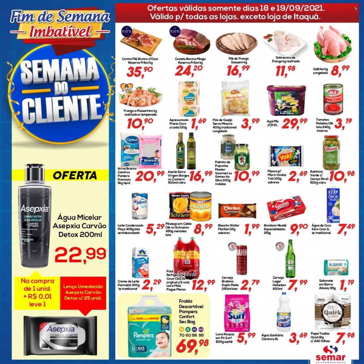 Encarte Semar Supermercados  - 18.09.2021 - 19.09.2021.