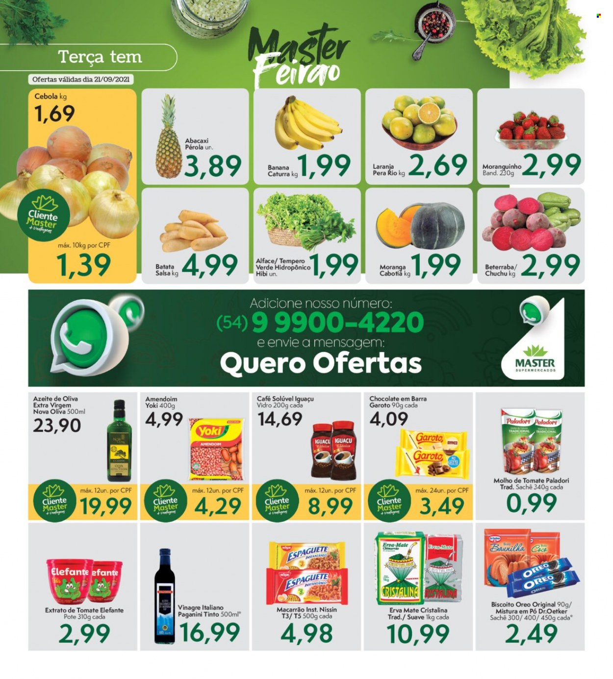 Encarte Master Supermercados  - 21.09.2021 - 23.09.2021.