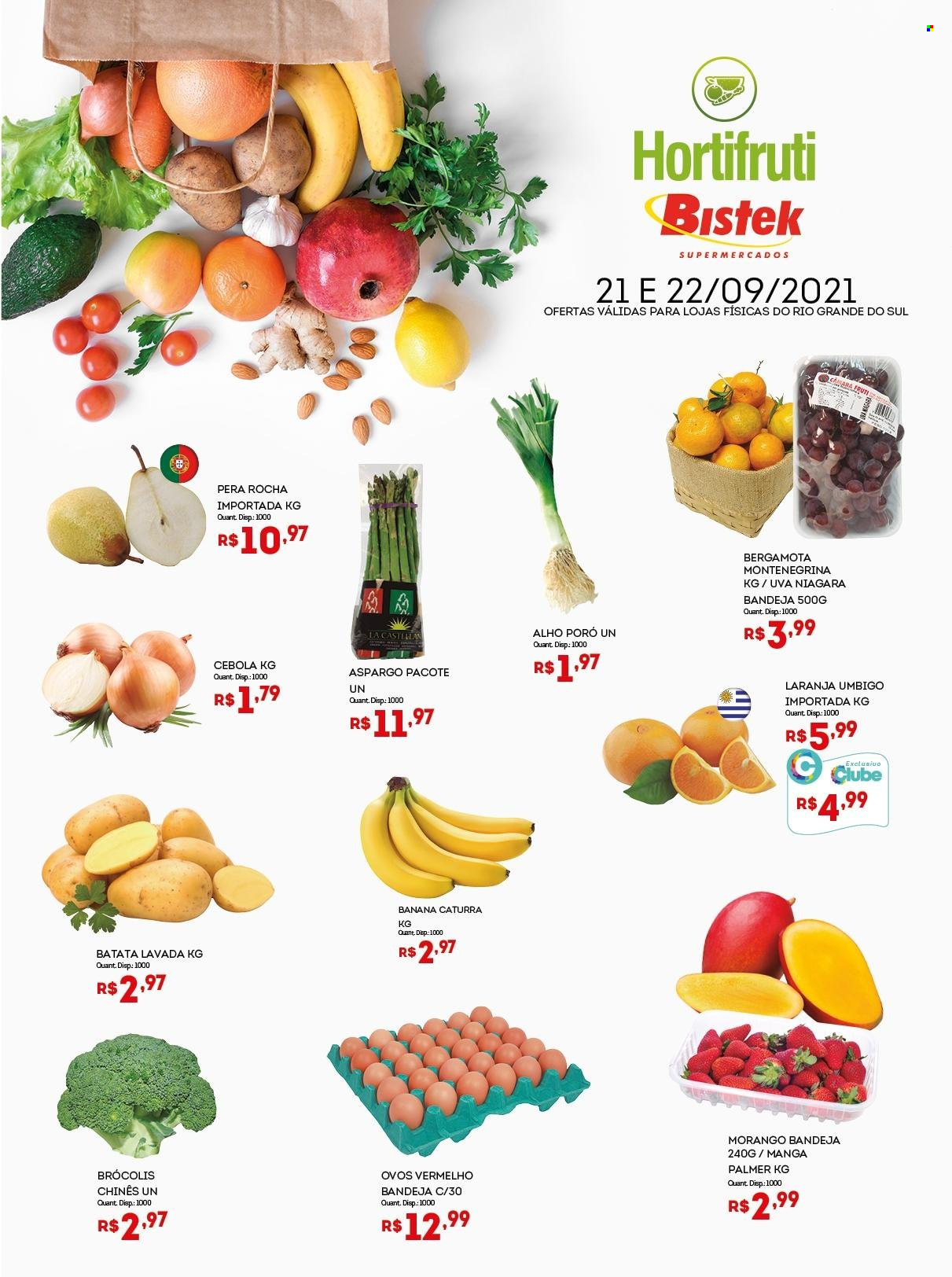 Encarte Bistek Supermercados  - 21.09.2021 - 22.09.2021.