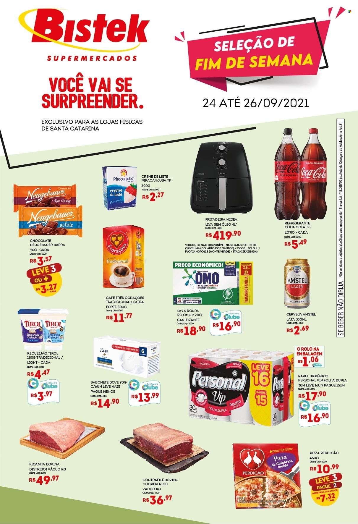 Encarte Bistek Supermercados  - 24.09.2021 - 26.09.2021.