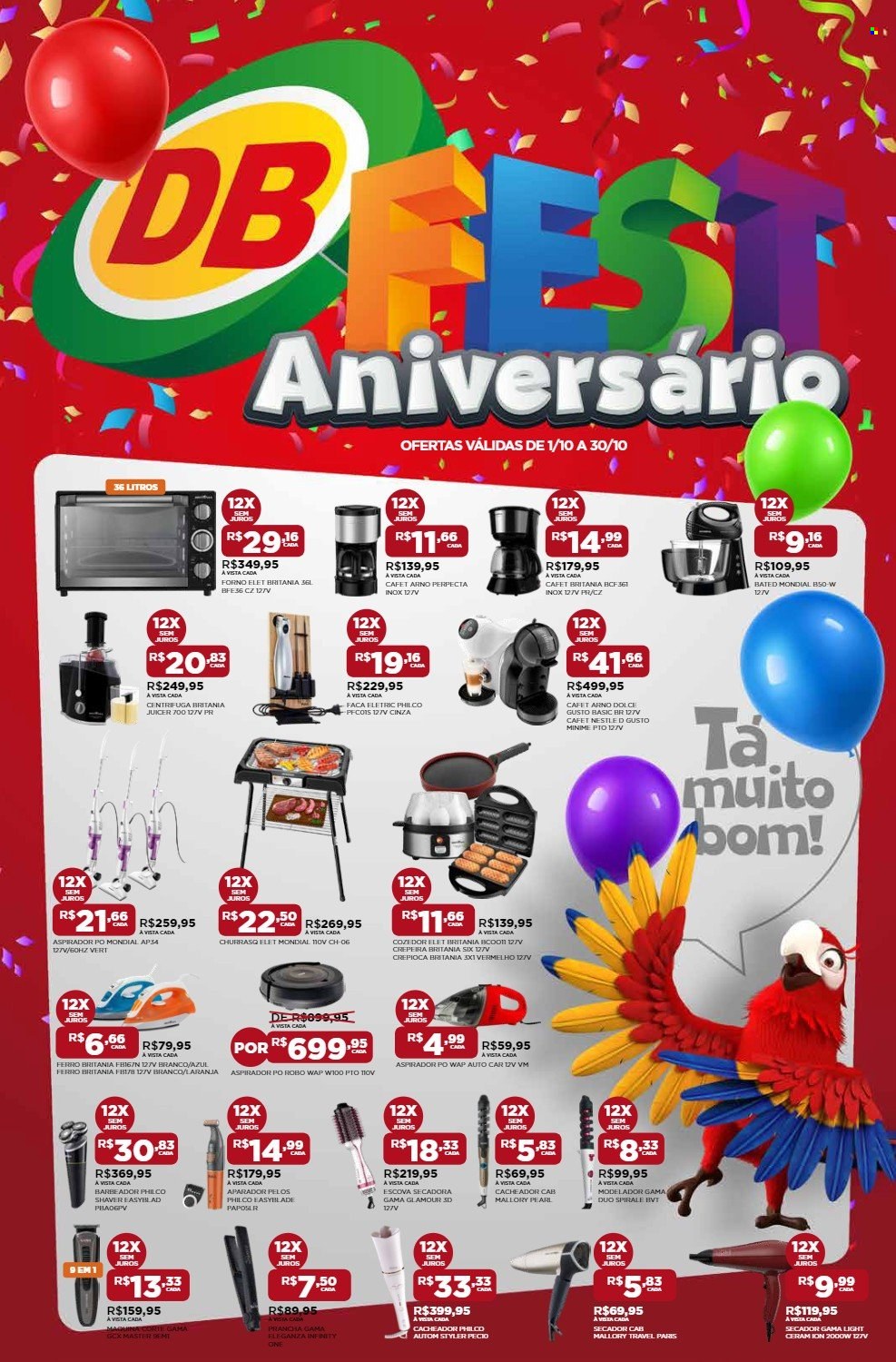 Encarte DB Supermercados  - 01.10.2021 - 30.10.2021.