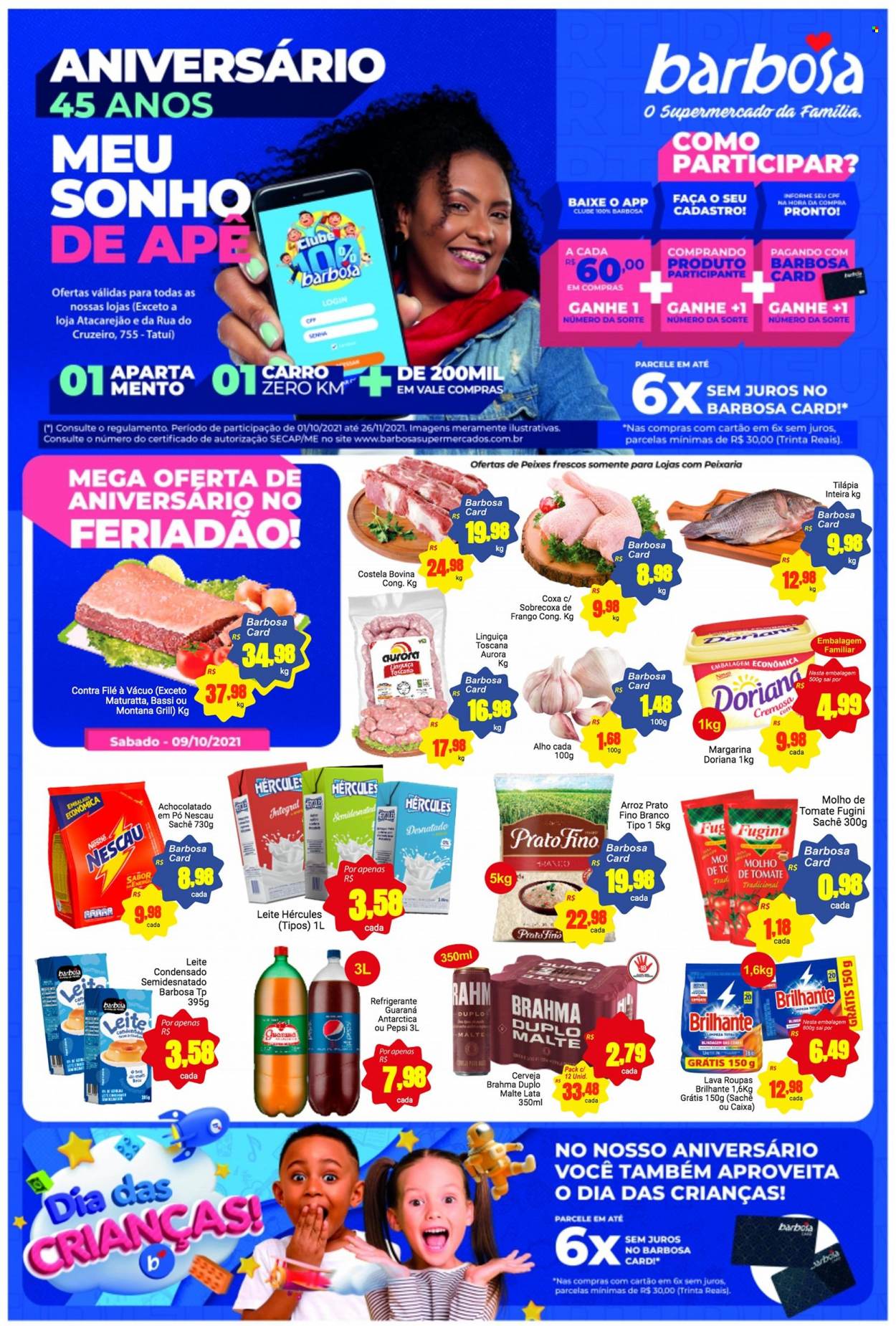 Encarte Barbosa Supermercados  - 08.10.2021 - 12.10.2021.