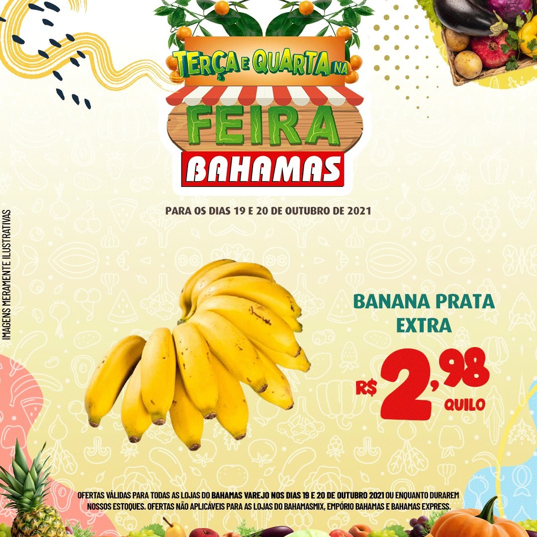 Encarte Bahamas Supermercados  - 19.10.2021 - 20.10.2021.