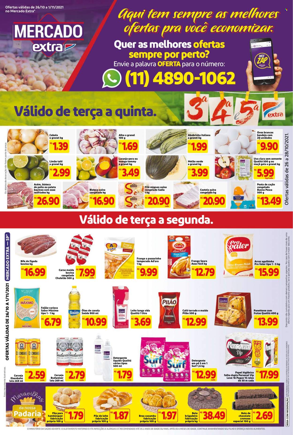Encarte Mercado Extra  - 26.10.2021 - 01.11.2021.