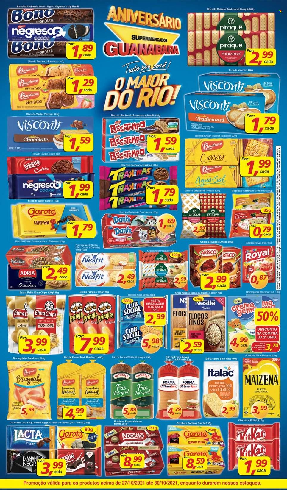 Encarte Supermercados Guanabara  - 27.10.2021 - 30.10.2021.